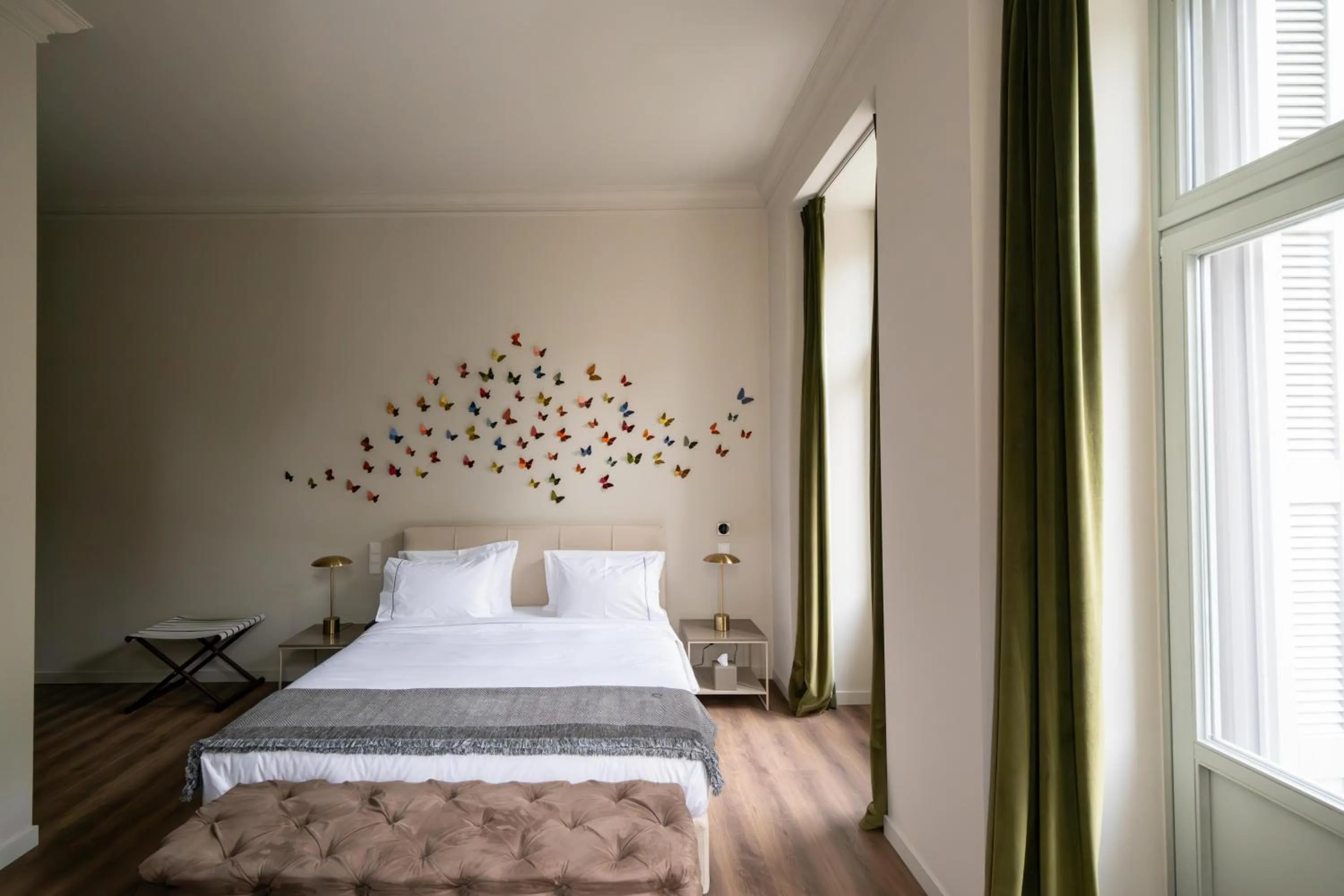 Bedroom, Bed in Nine Athens Hotel