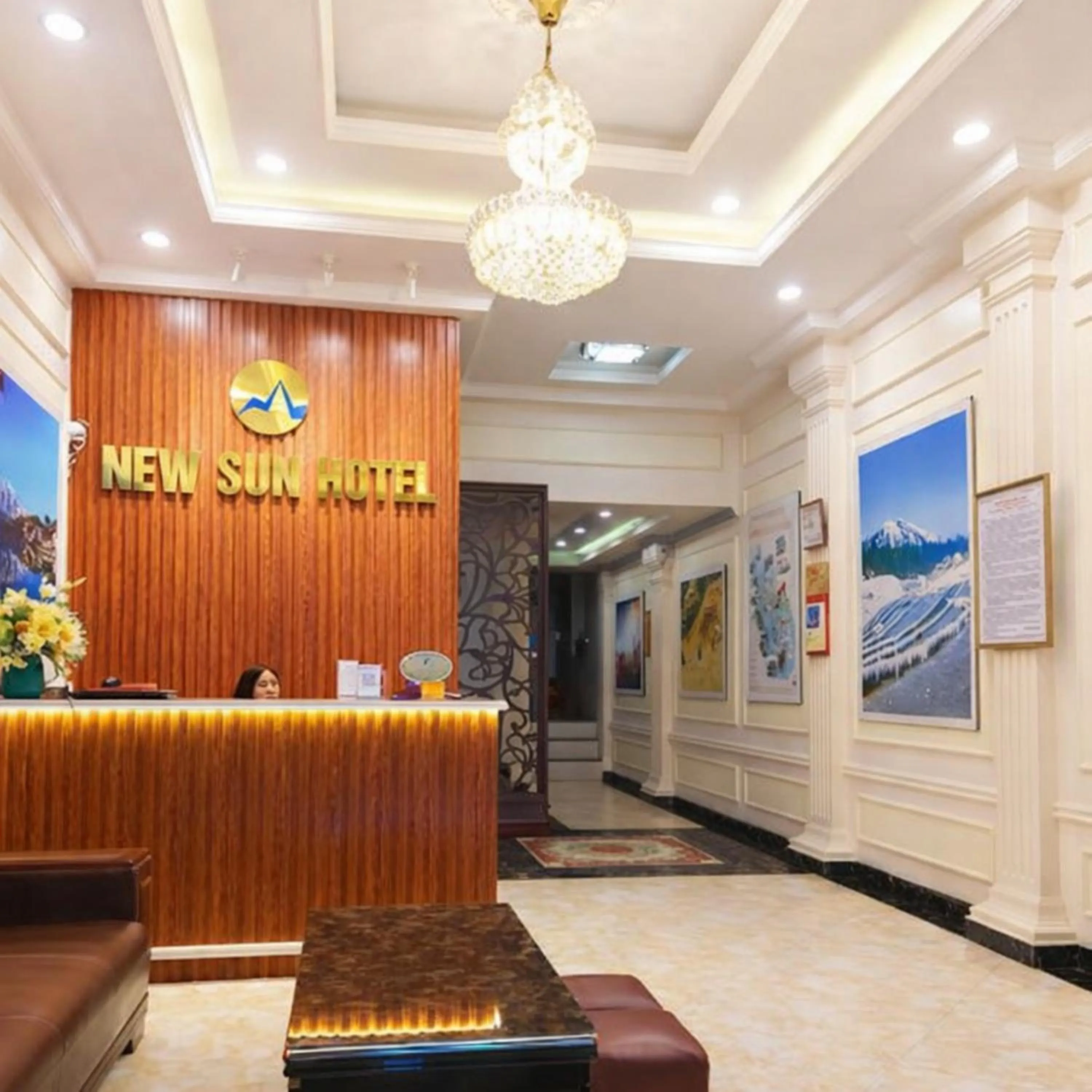 Lobby or reception in New Sun Hotel Sapa