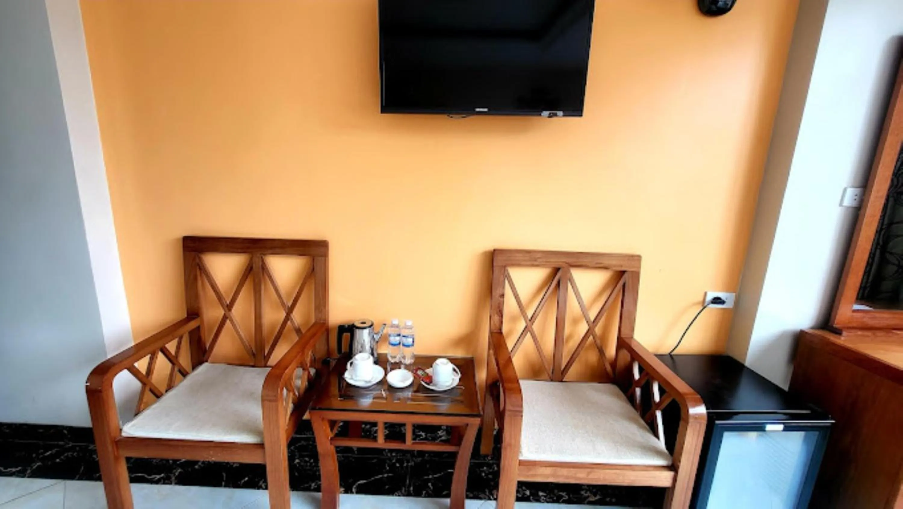 Living room in New Sun Hotel Sapa