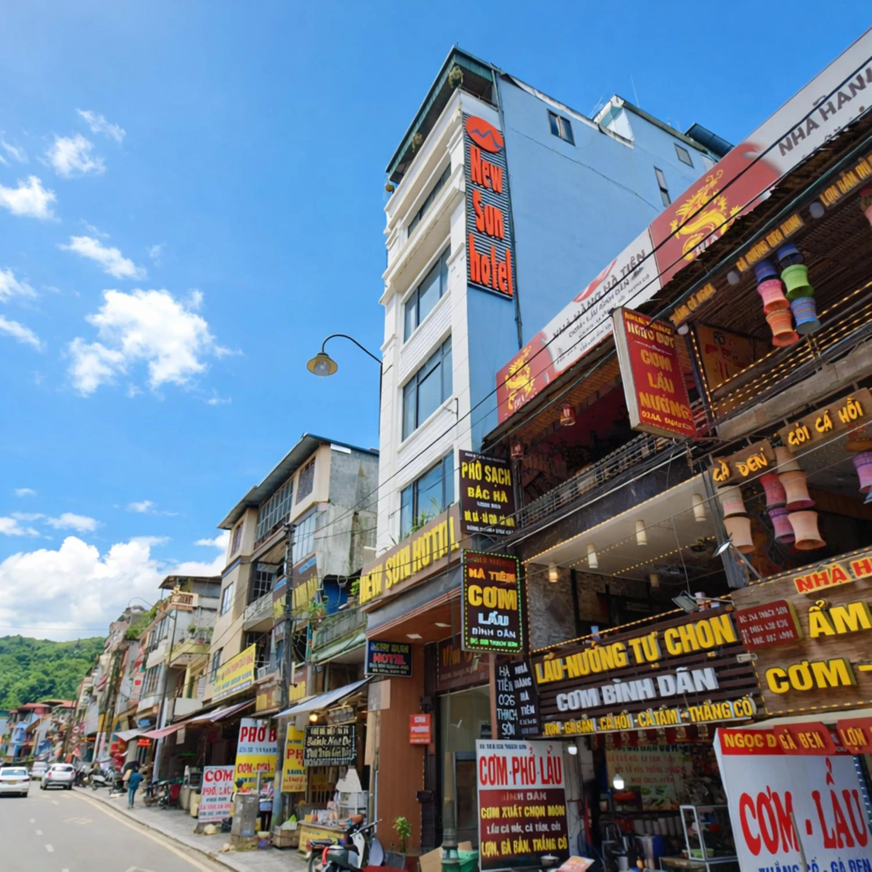 Property building in New Sun Hotel Sapa