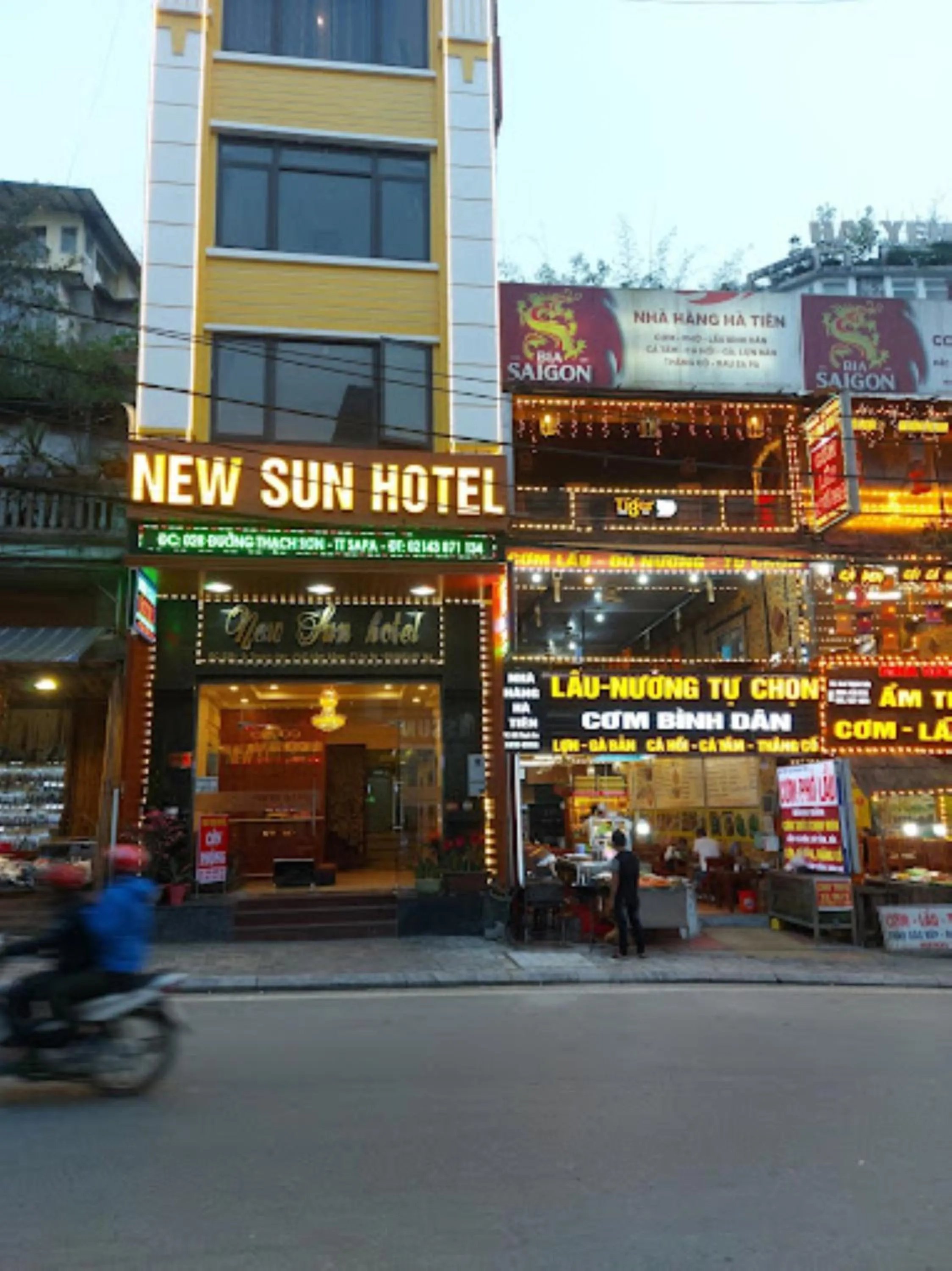 Property building in New Sun Hotel Sapa