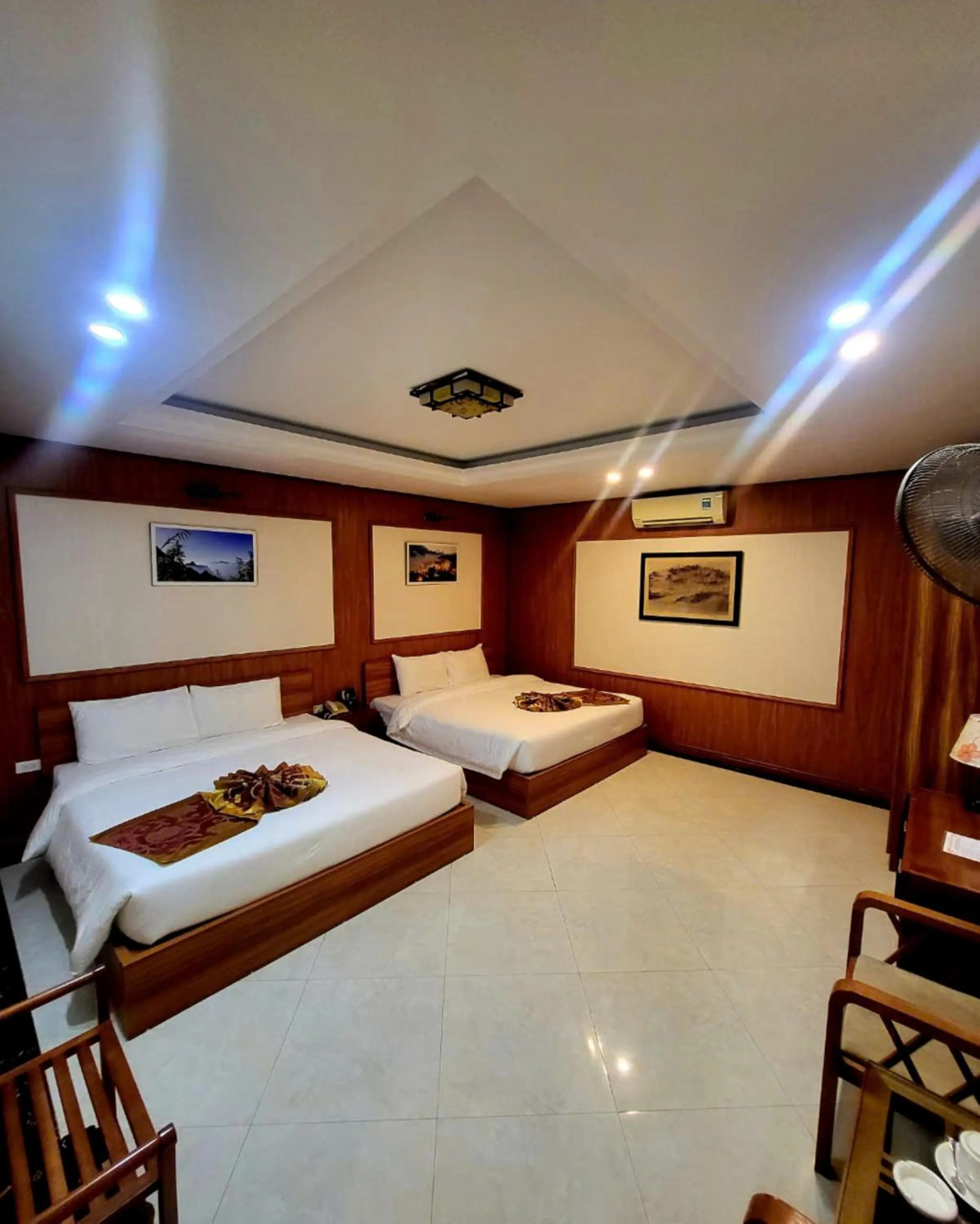 Bedroom, Bed in New Sun Hotel Sapa