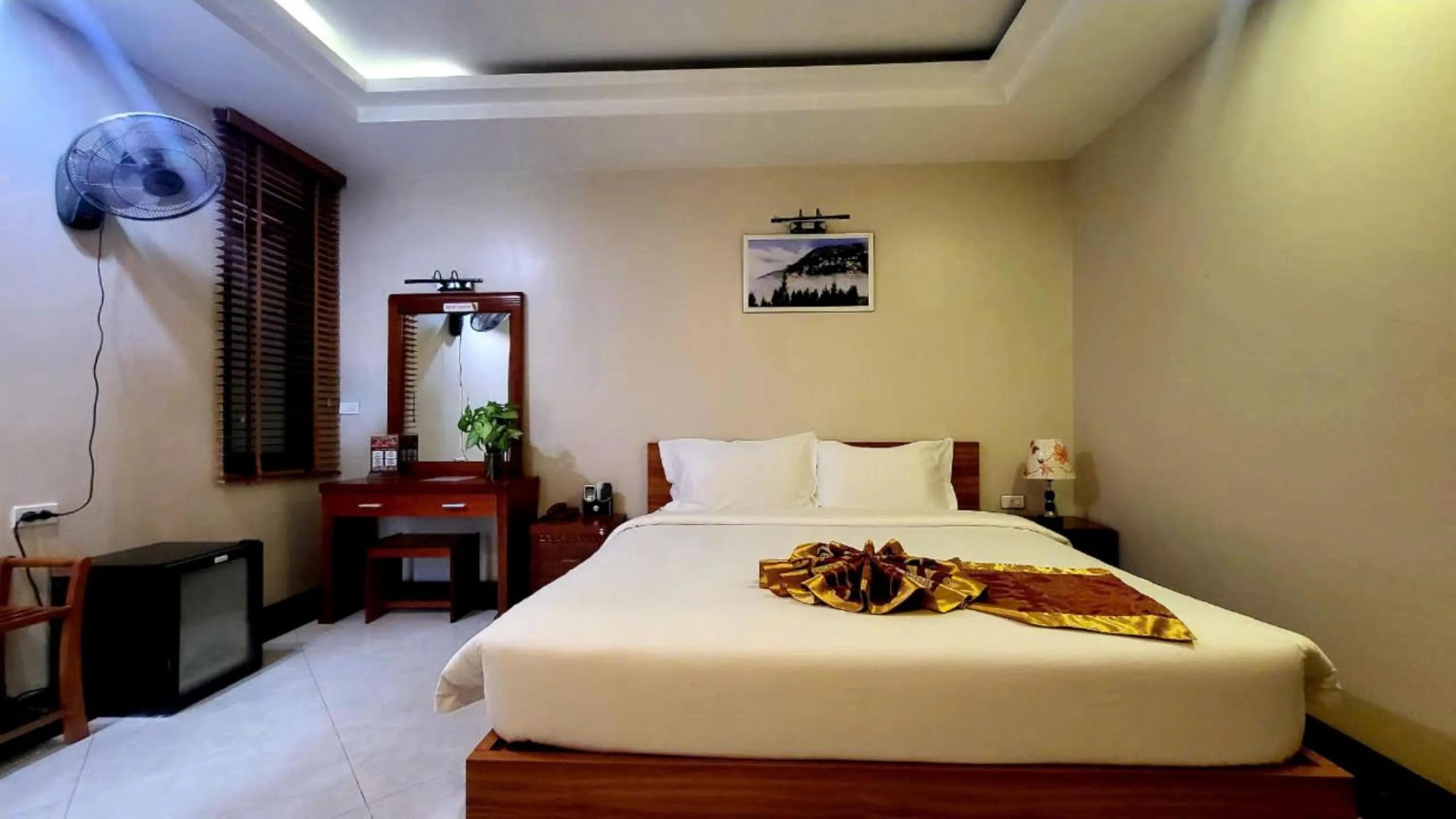 Bed in New Sun Hotel Sapa