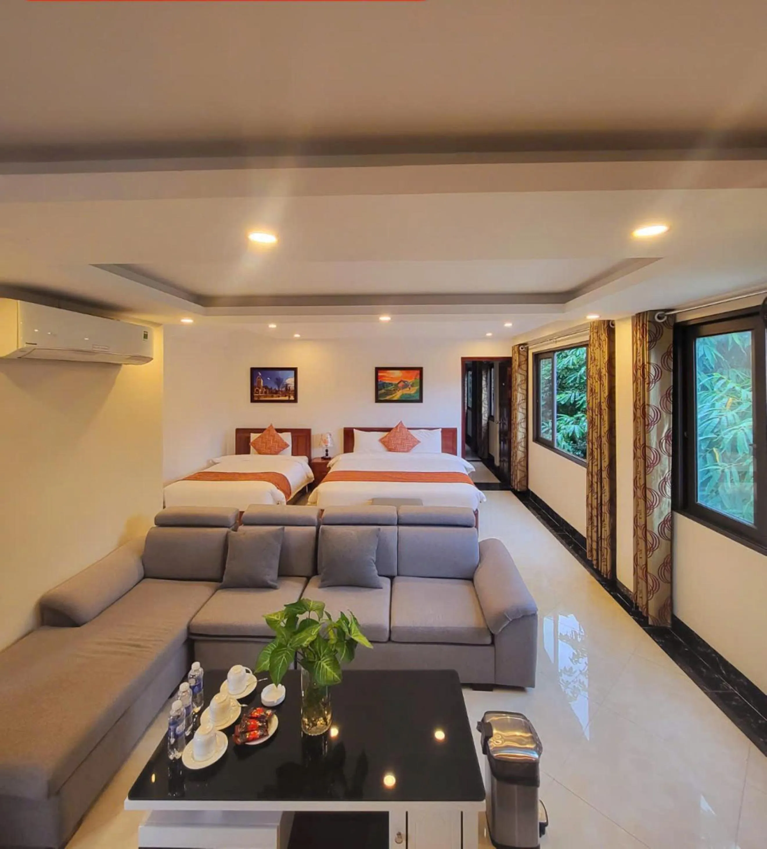 Bedroom, Bed in New Sun Hotel Sapa