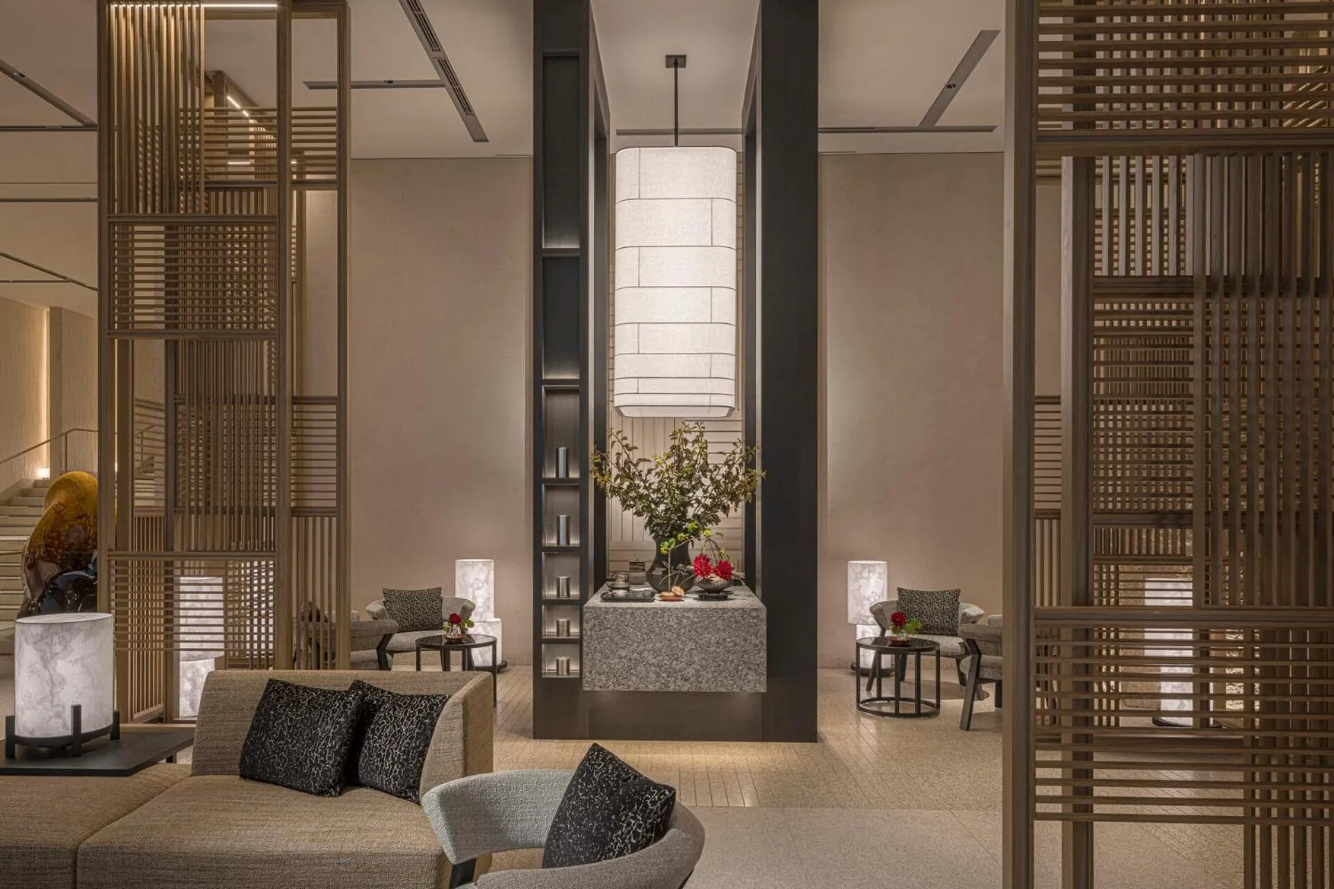 Seating area in Four Seasons Hotel Osaka