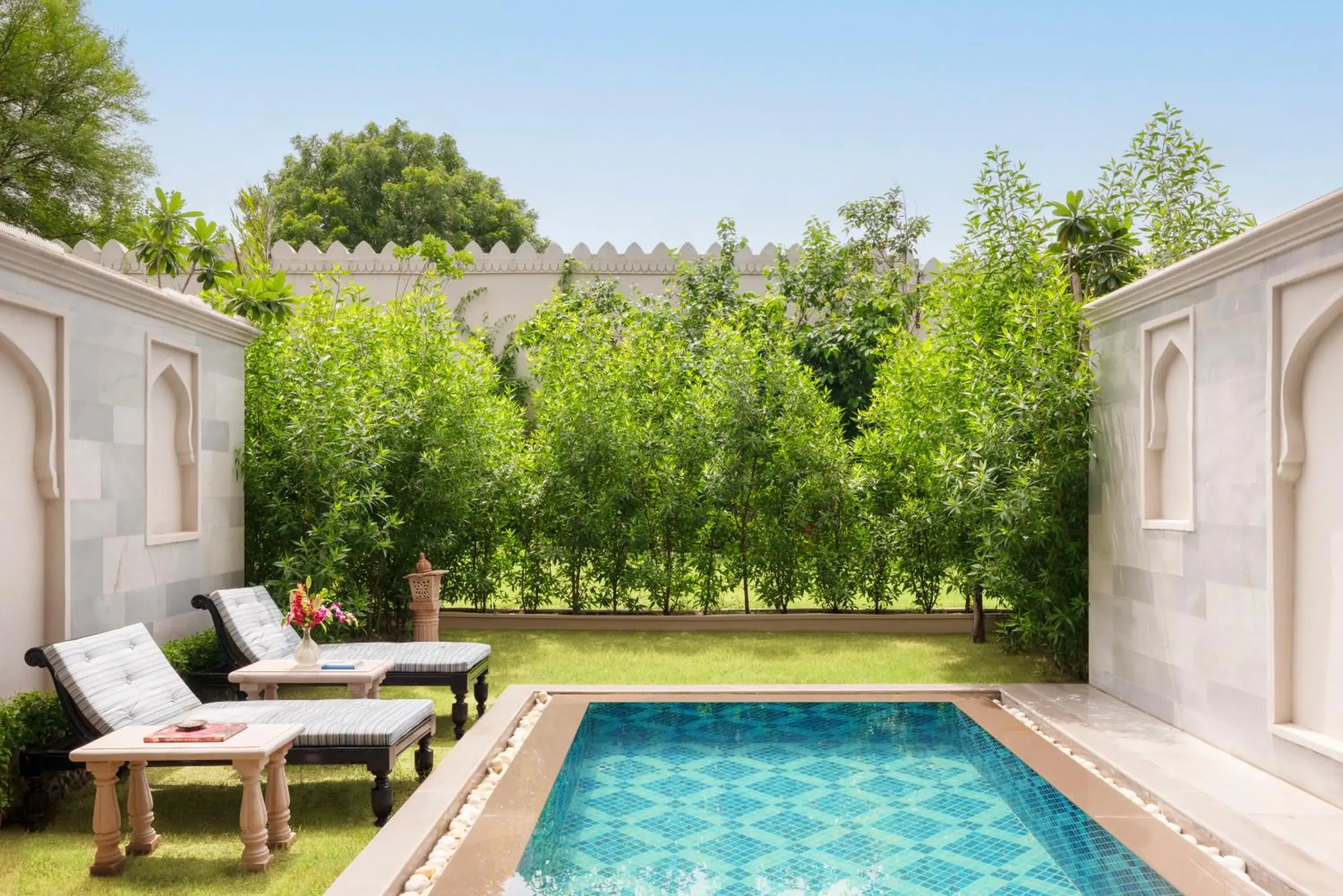 One-Bedroom Princess King Suite with Plunge Pool in Raffles Jaipur One-Bedroom Princess King Suite with Plunge Pool in Raffles Jaipur