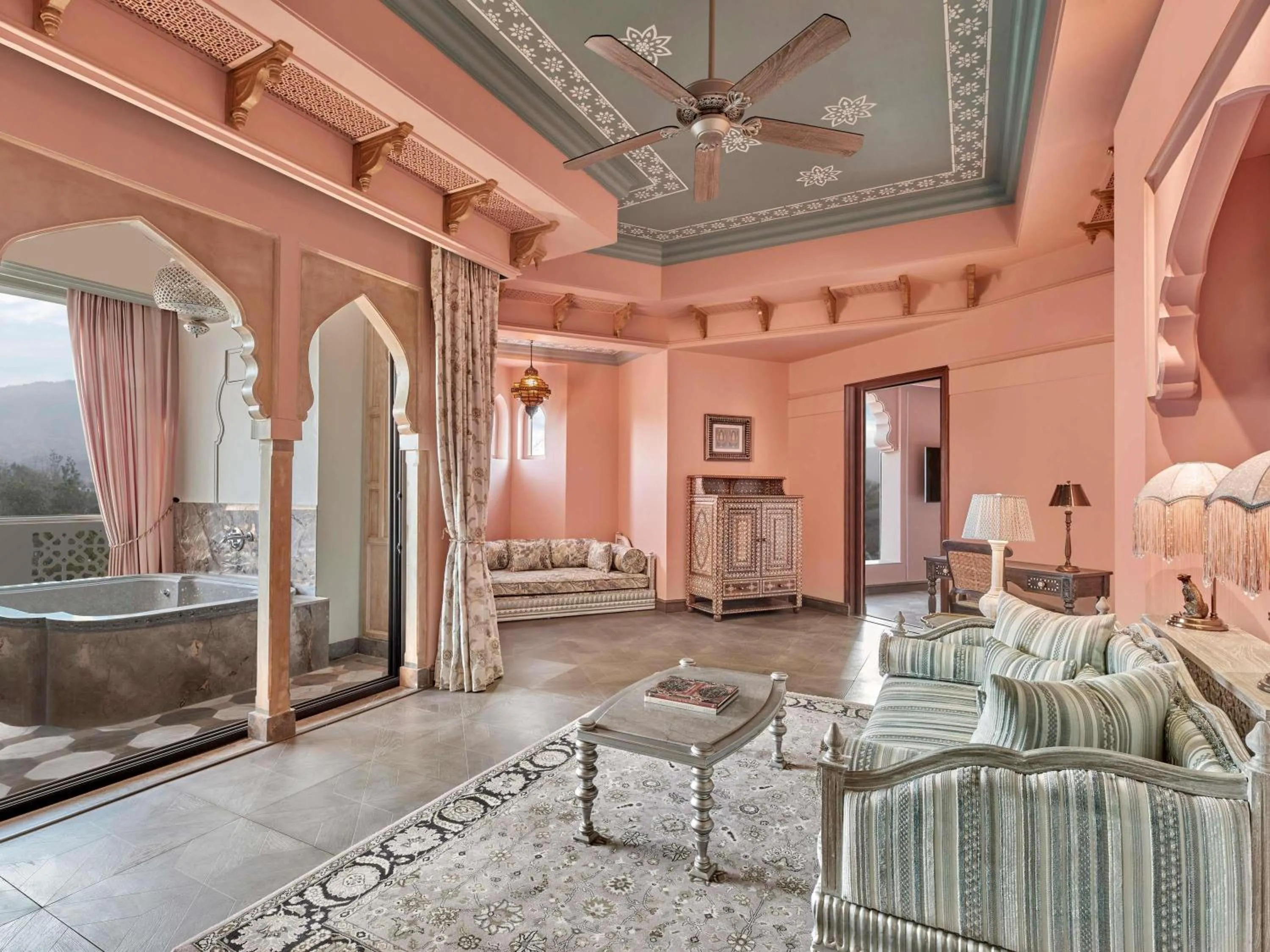 Bedroom, Bed in Raffles Jaipur