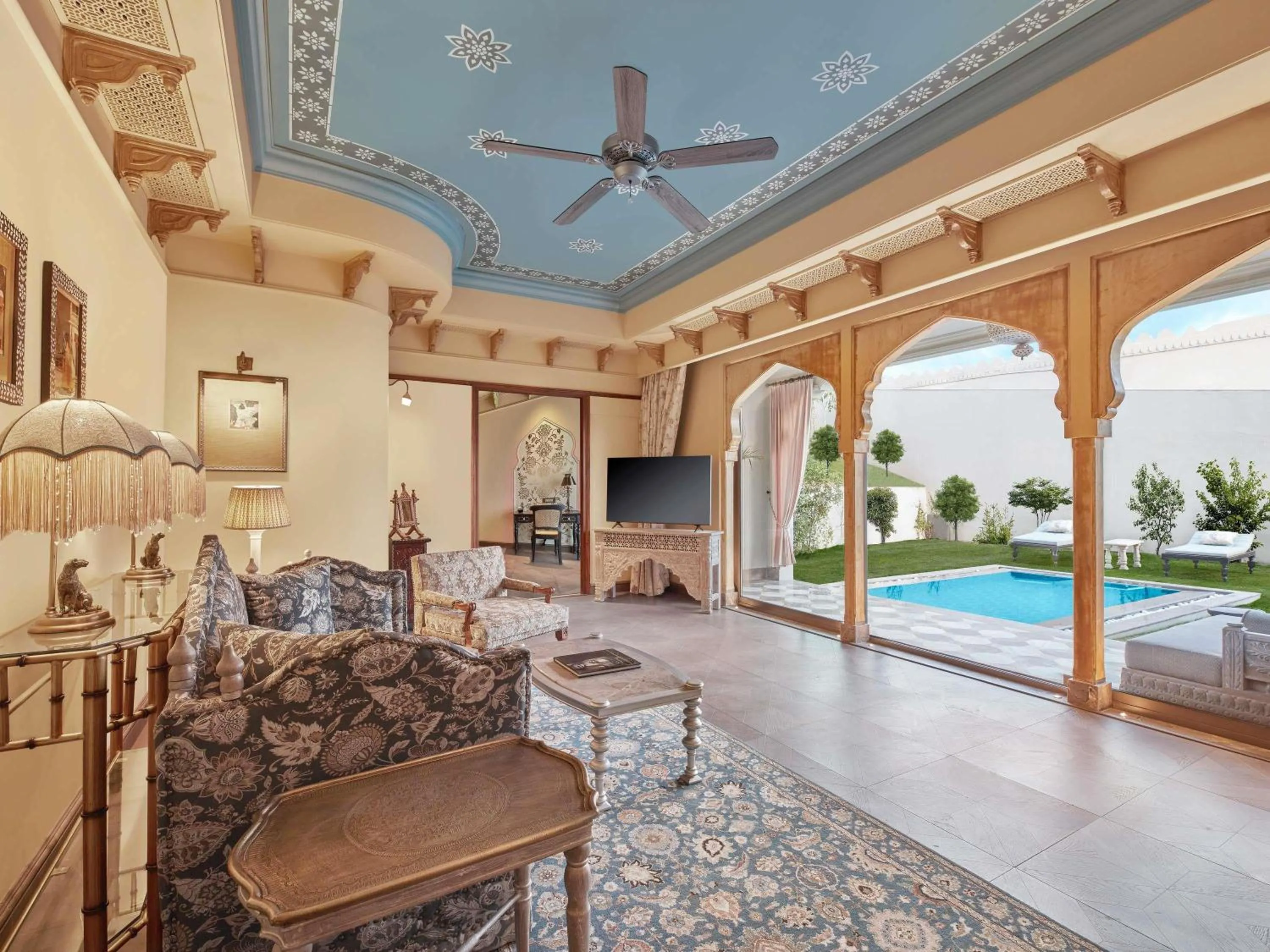 Bedroom in Raffles Jaipur