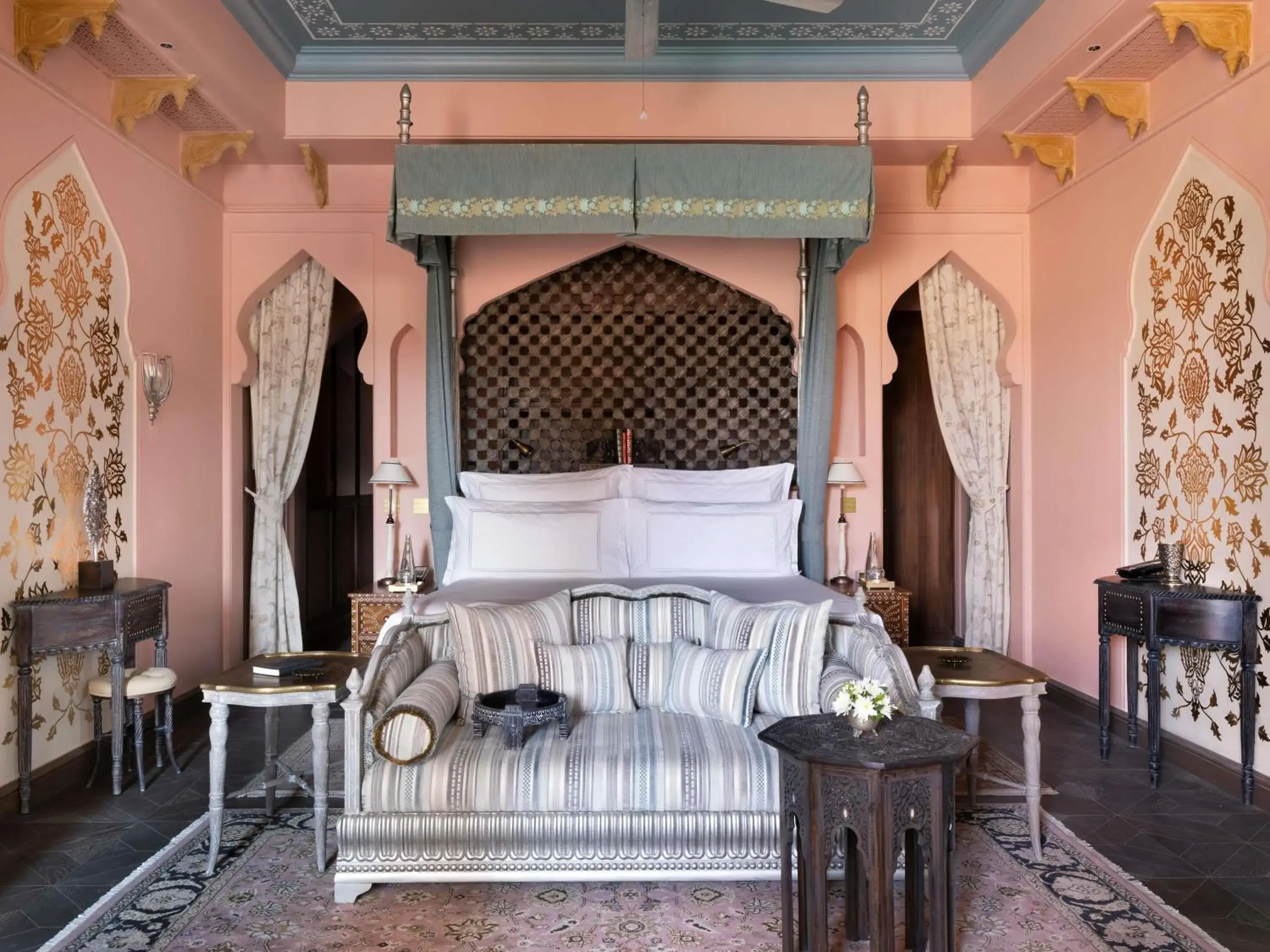 Bedroom, Bed in Raffles Jaipur Bedroom, Bed in Raffles Jaipur