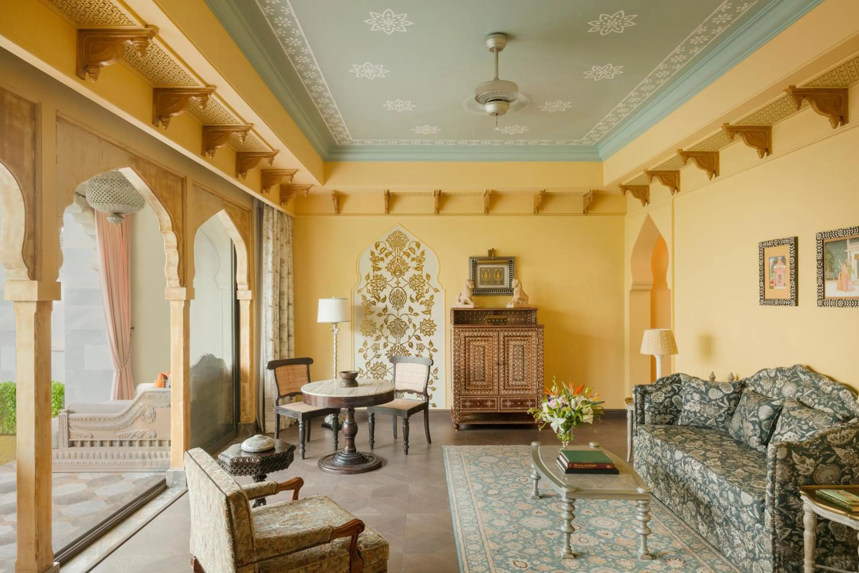 Living room in Raffles Jaipur