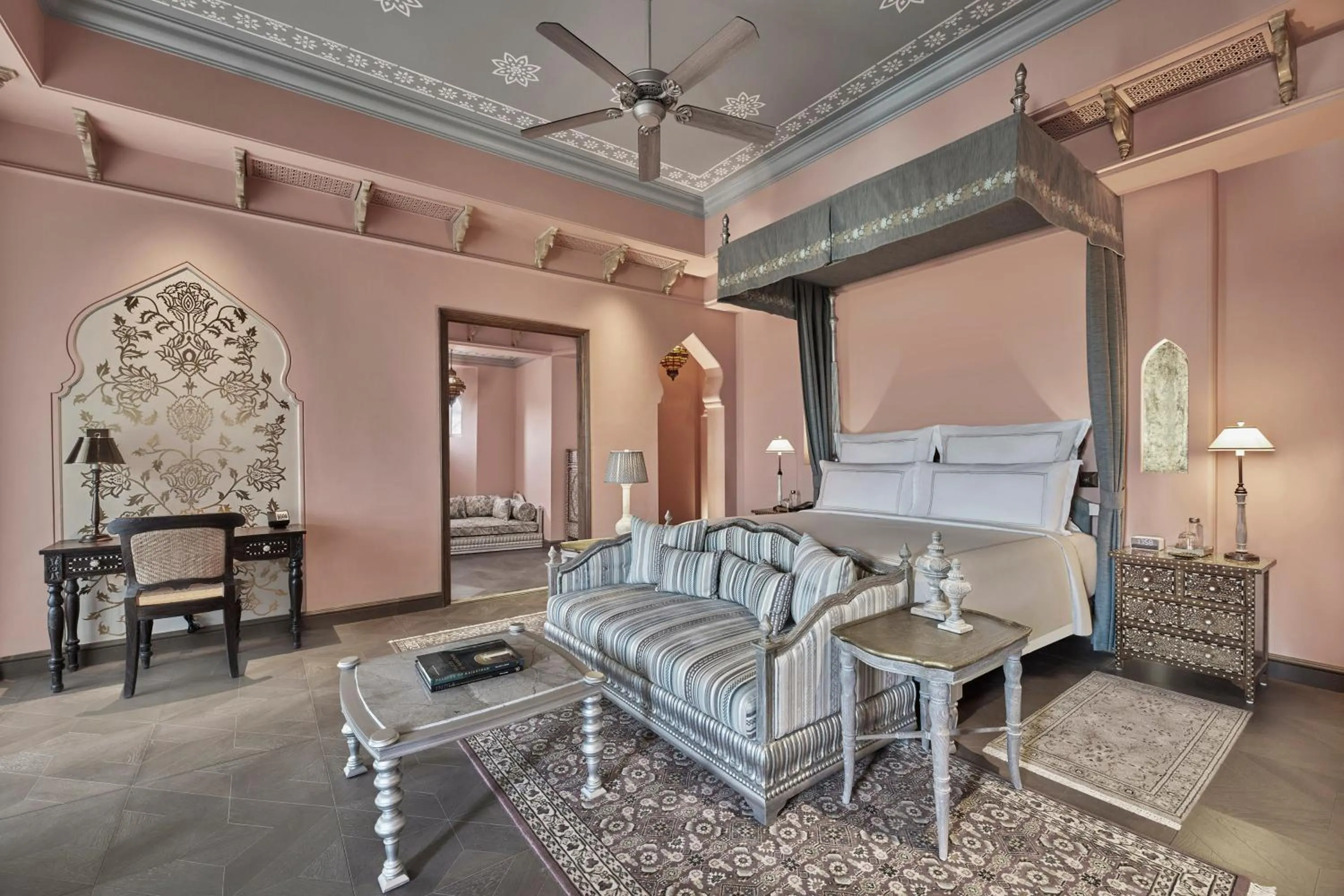 Bedroom, Bed in Raffles Jaipur