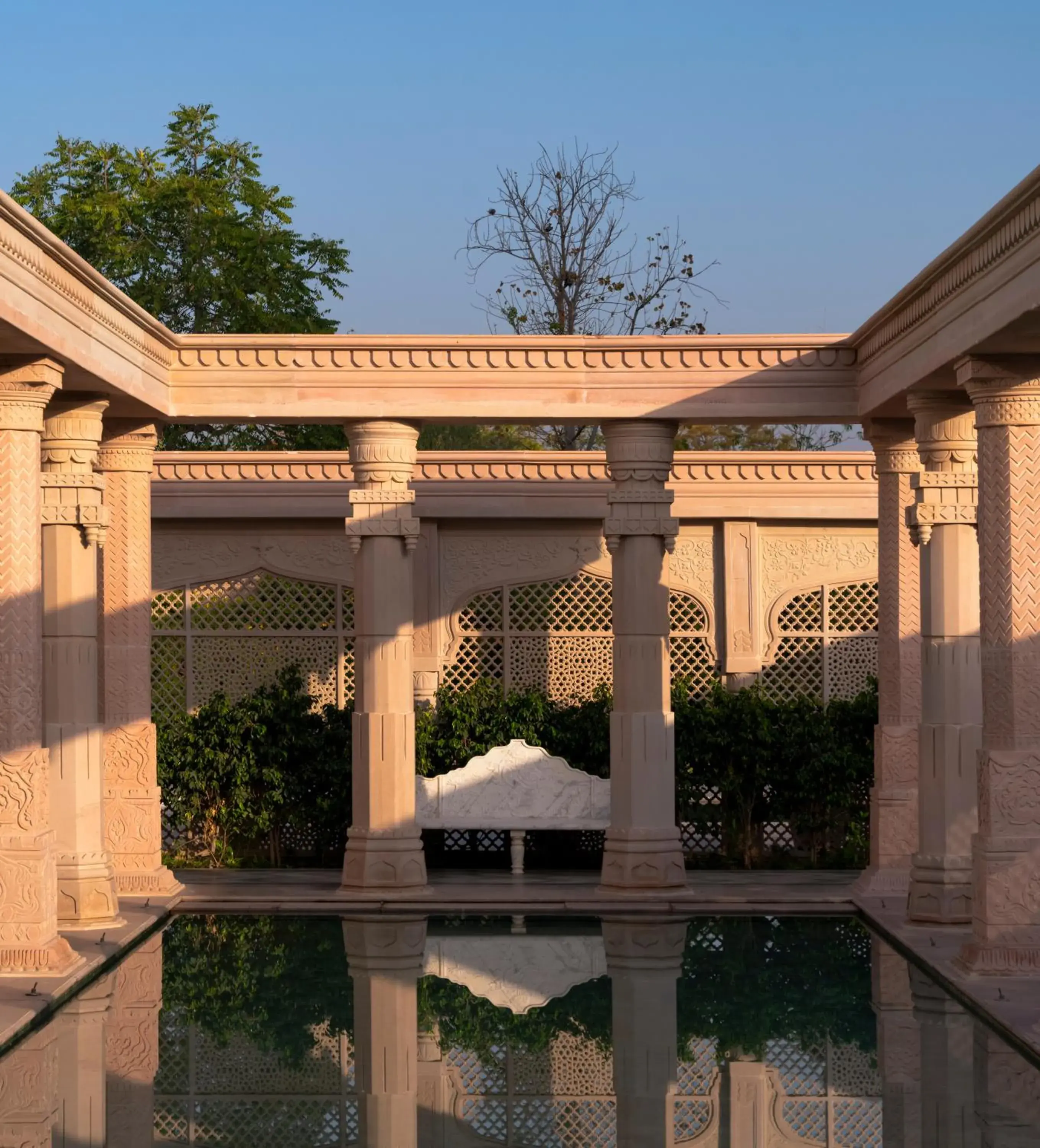 Facade/entrance in Raffles Jaipur Facade/entrance in Raffles Jaipur