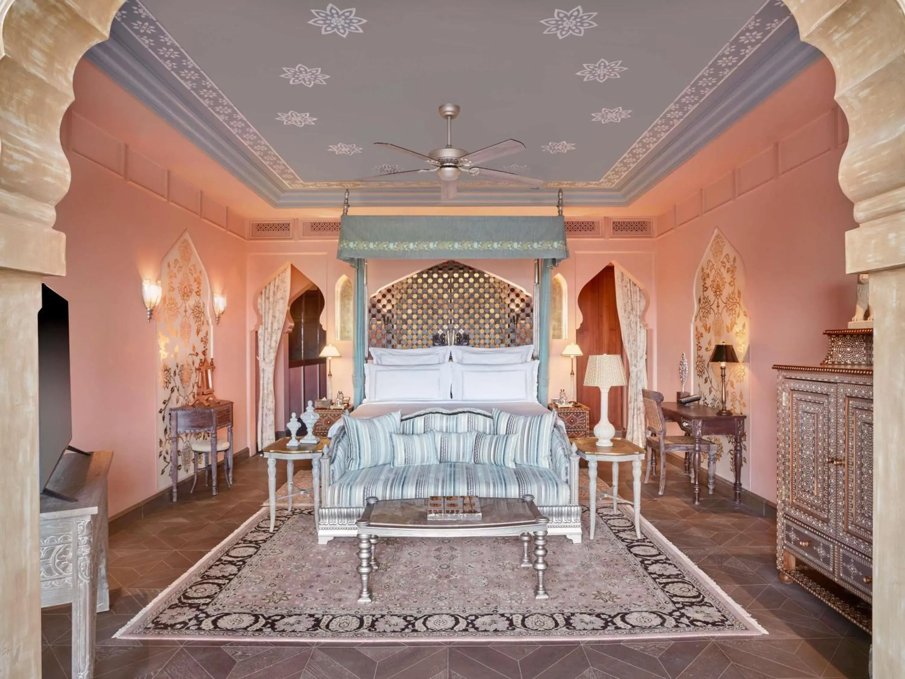 Bedroom, Bed in Raffles Jaipur Bedroom, Bed in Raffles Jaipur