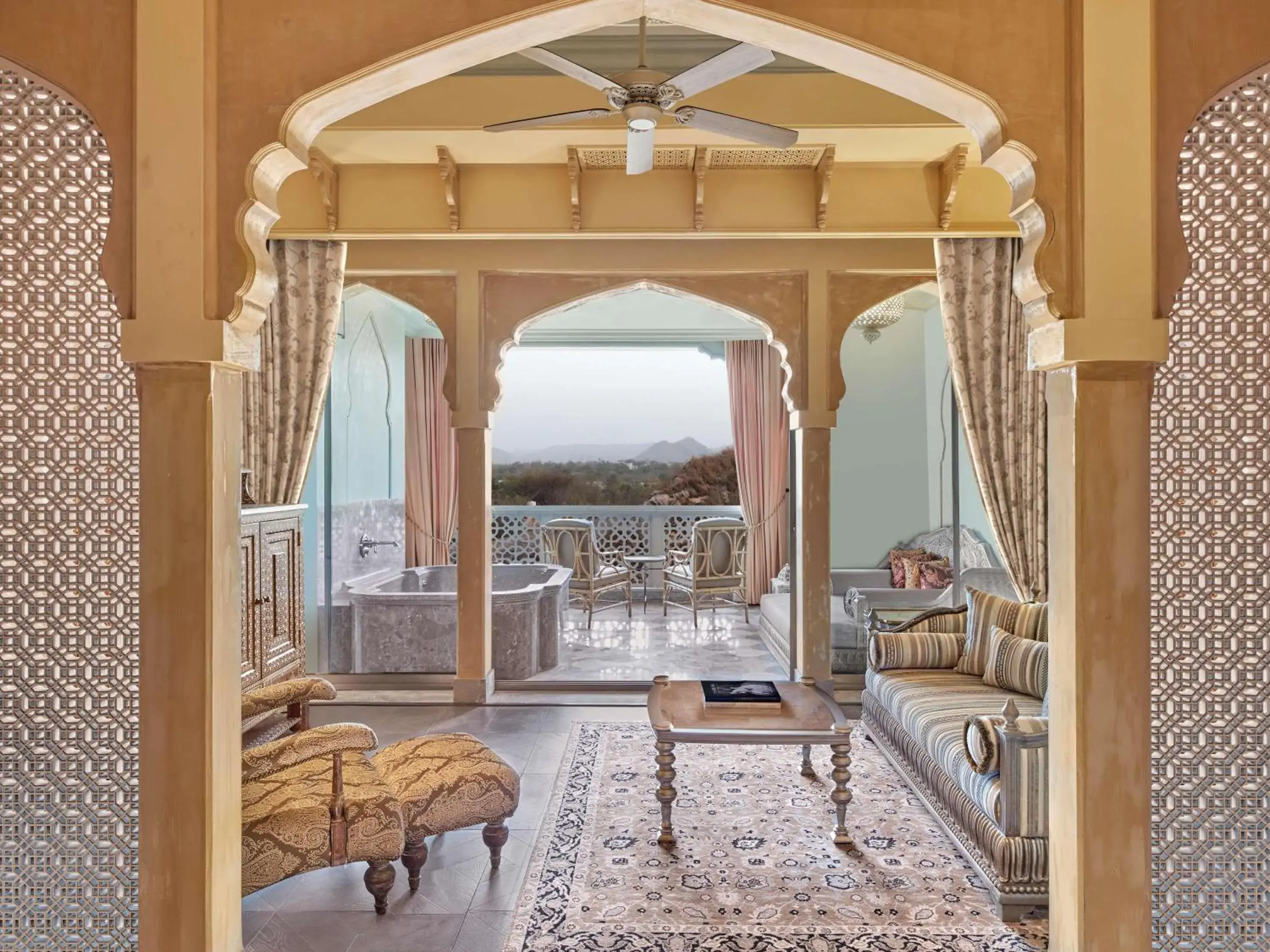Bedroom in Raffles Jaipur Bedroom in Raffles Jaipur