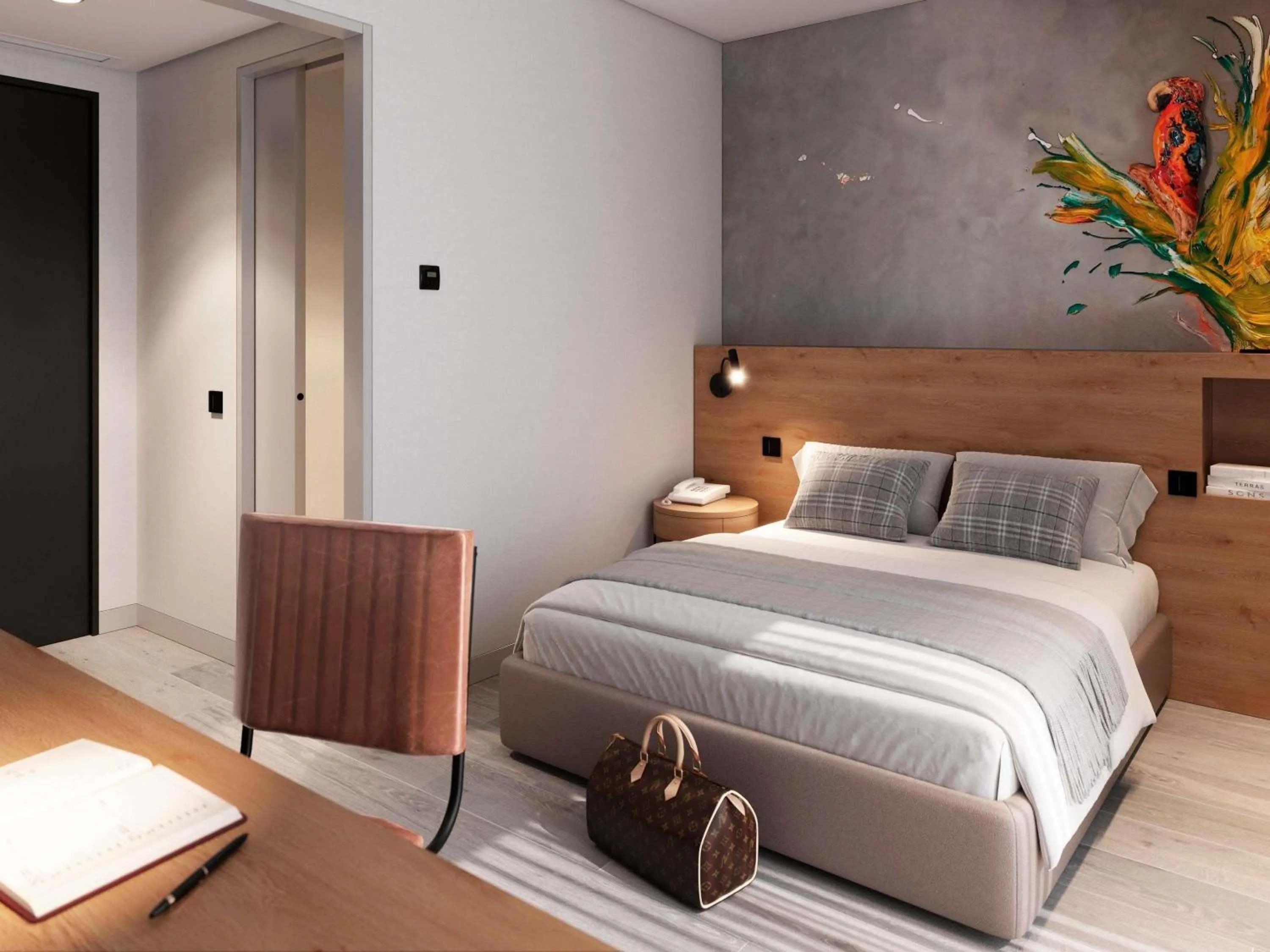 Bedroom, Bed in ibis Styles Lisboa Aeroporto