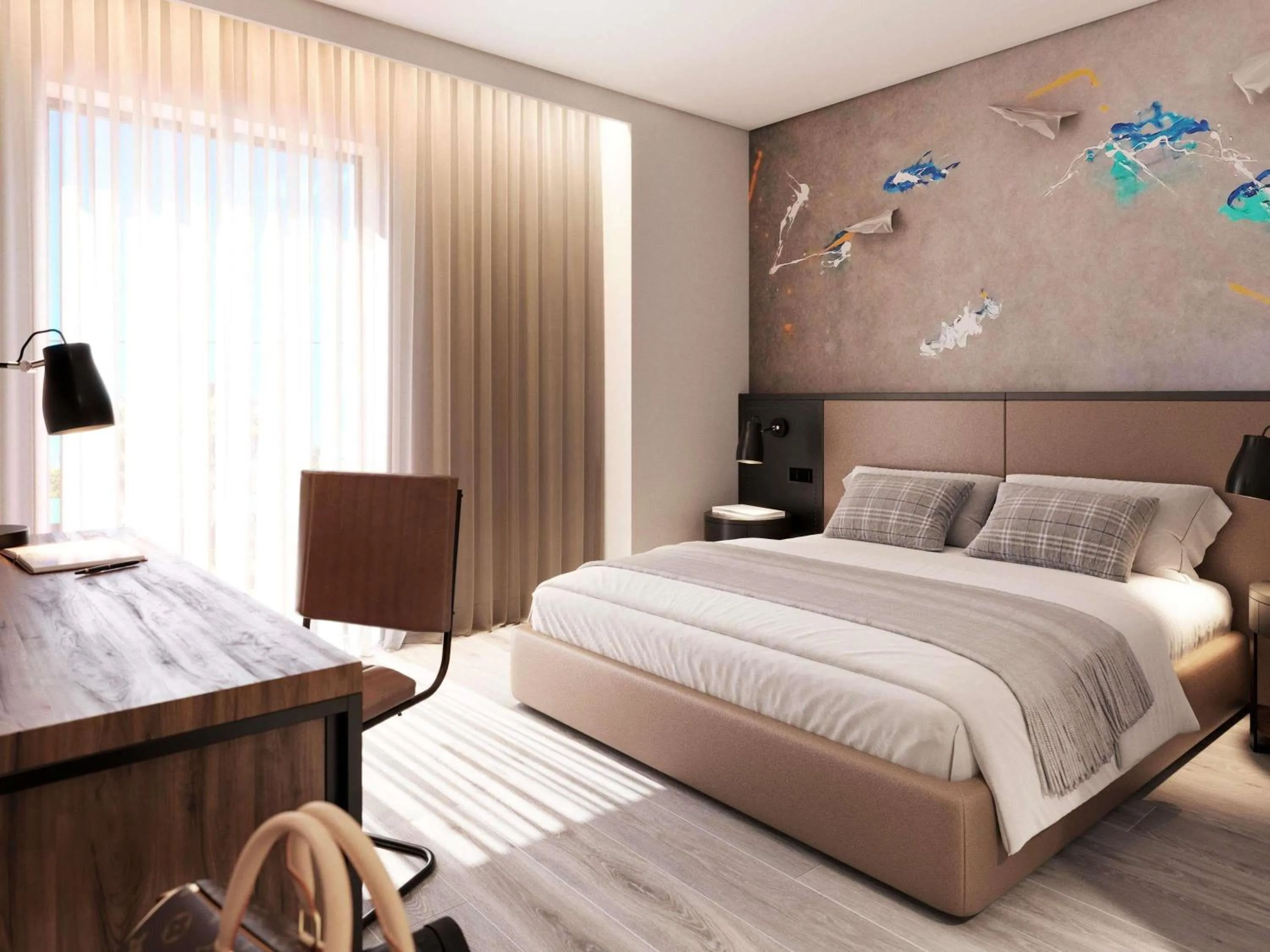 Bedroom, Bed in ibis Styles Lisboa Aeroporto