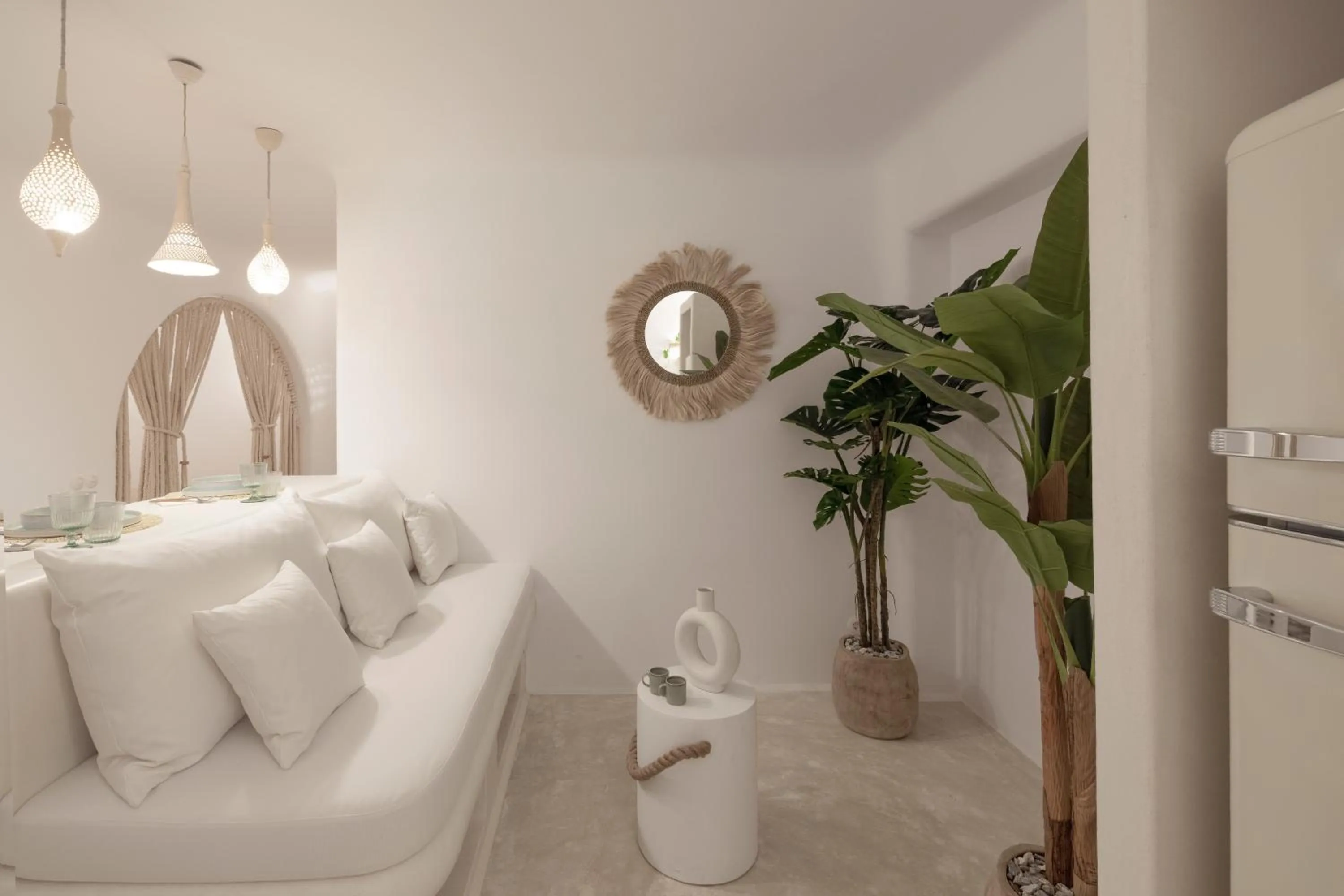 Living room in Ortygia Suites