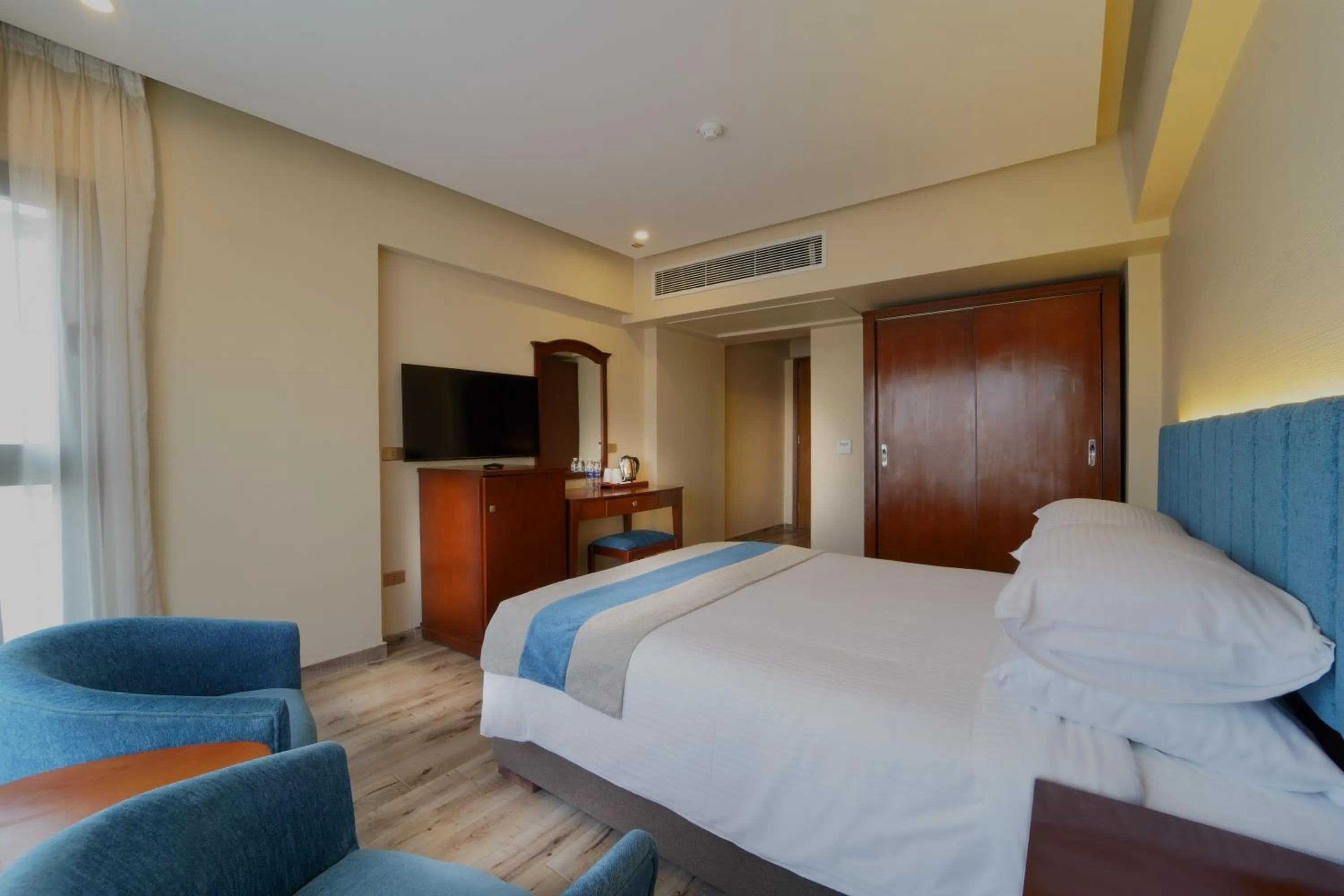 Bed in Stay Inn Pyramids Hotel