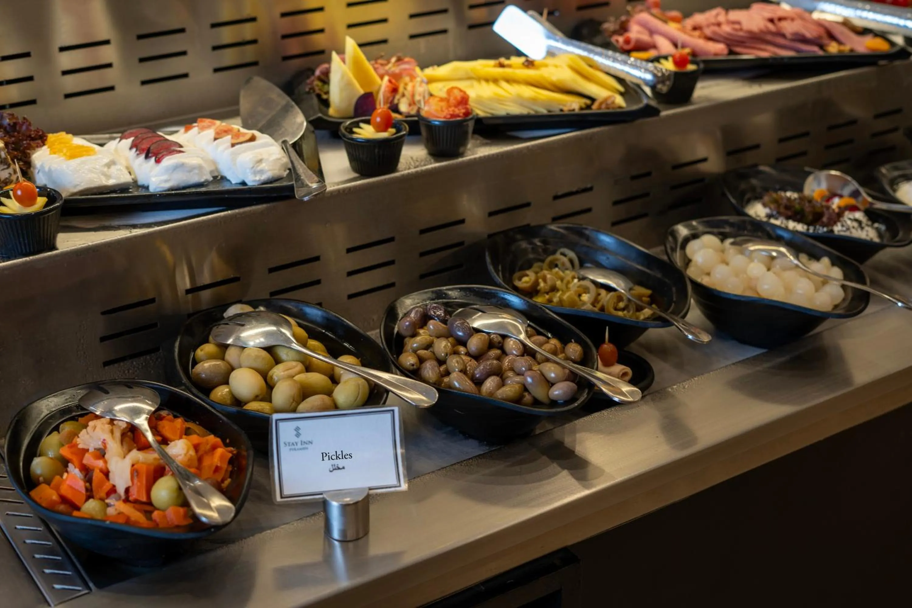 Buffet breakfast in Stay Inn Pyramids Hotel