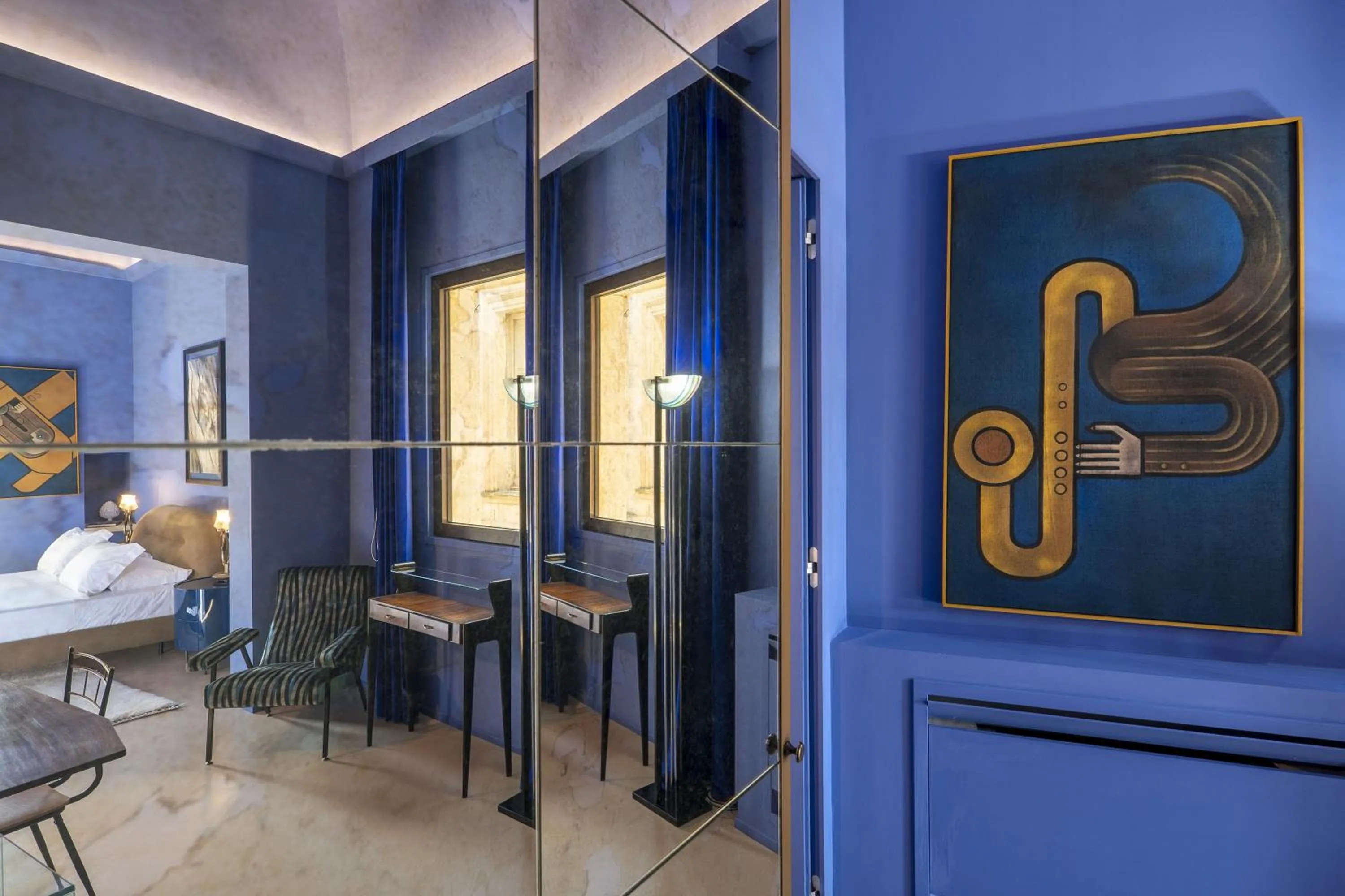 Decorative detail in Fiermonte Museum by La Fiermontina