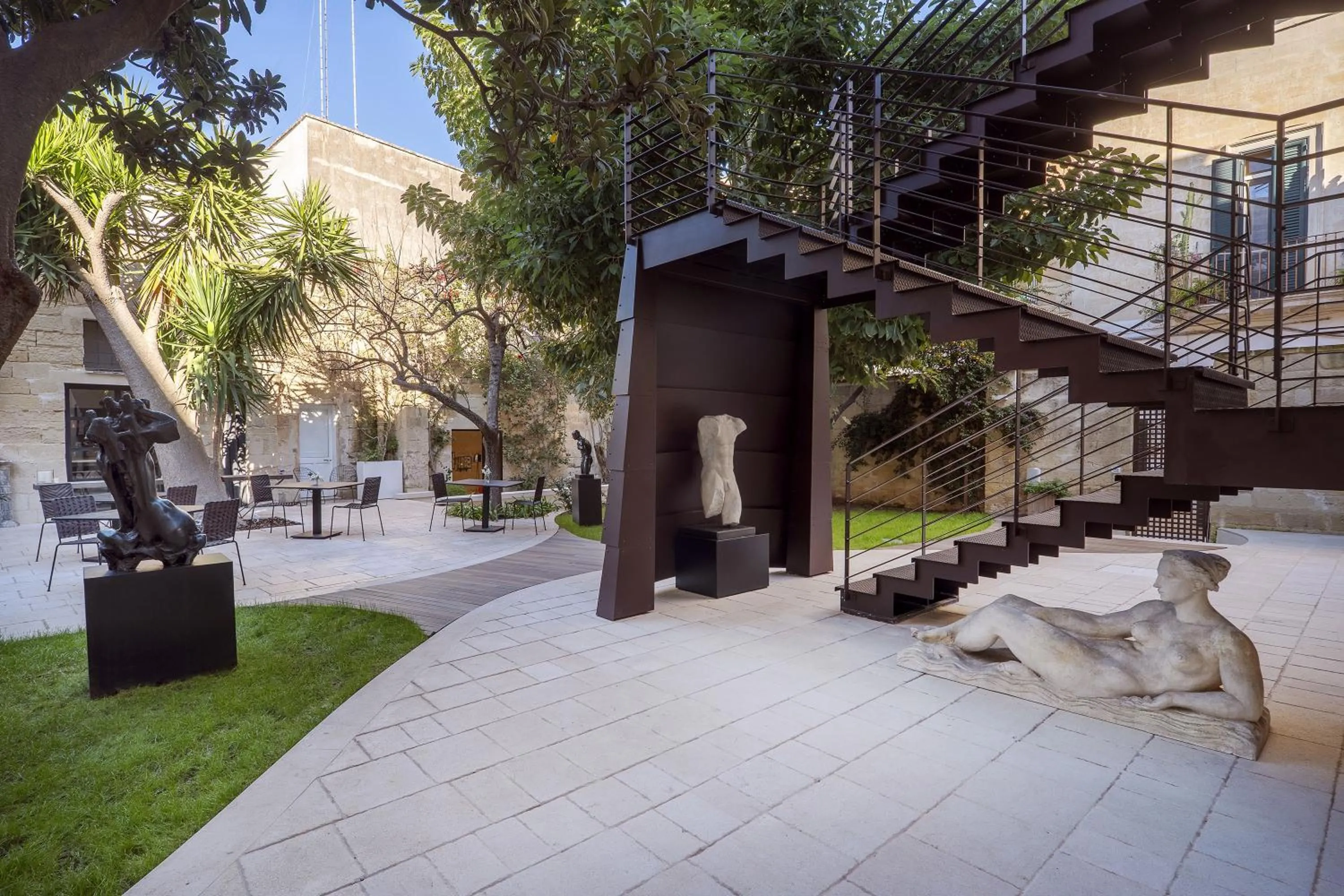 Garden in Fiermonte Museum by La Fiermontina
