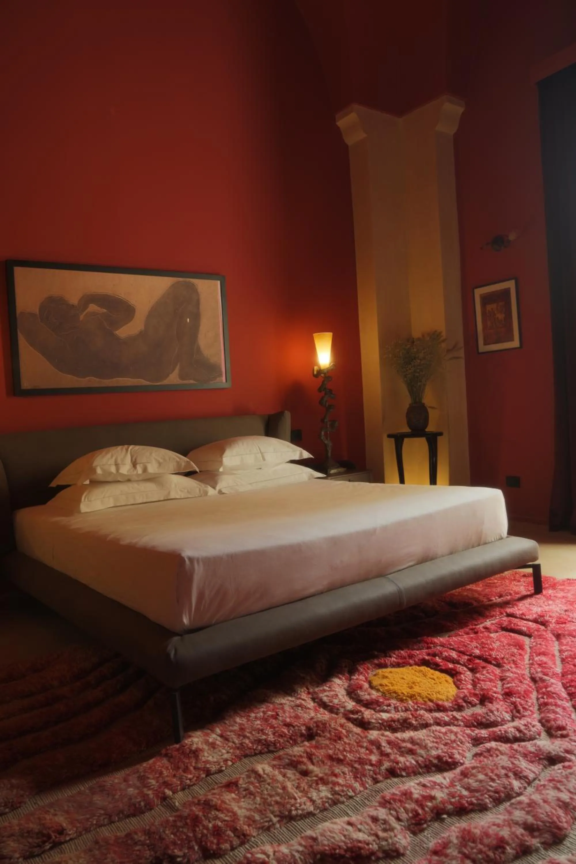Bed in Fiermonte Museum by La Fiermontina