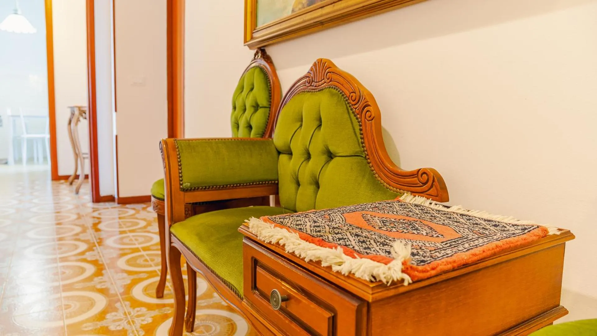 Living room in Tra Cielo e Terra - Italian Homing