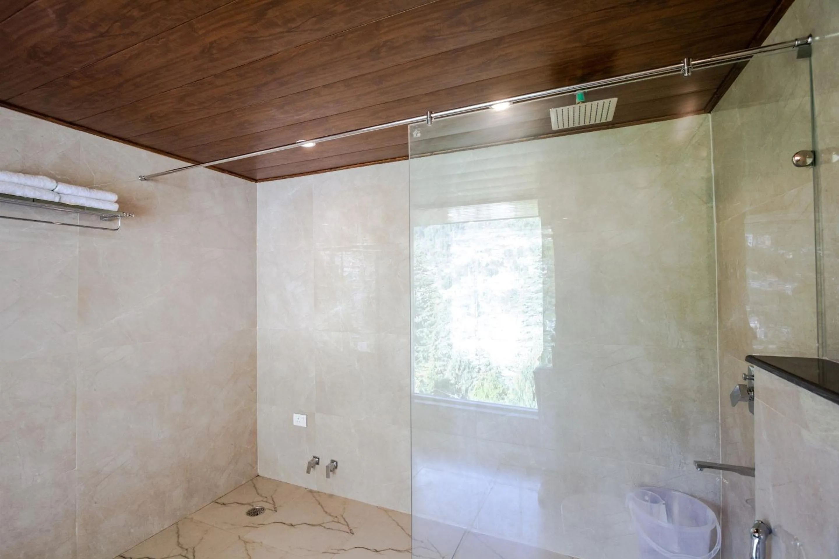 Shower in Tripli Hotels Namaste Manali