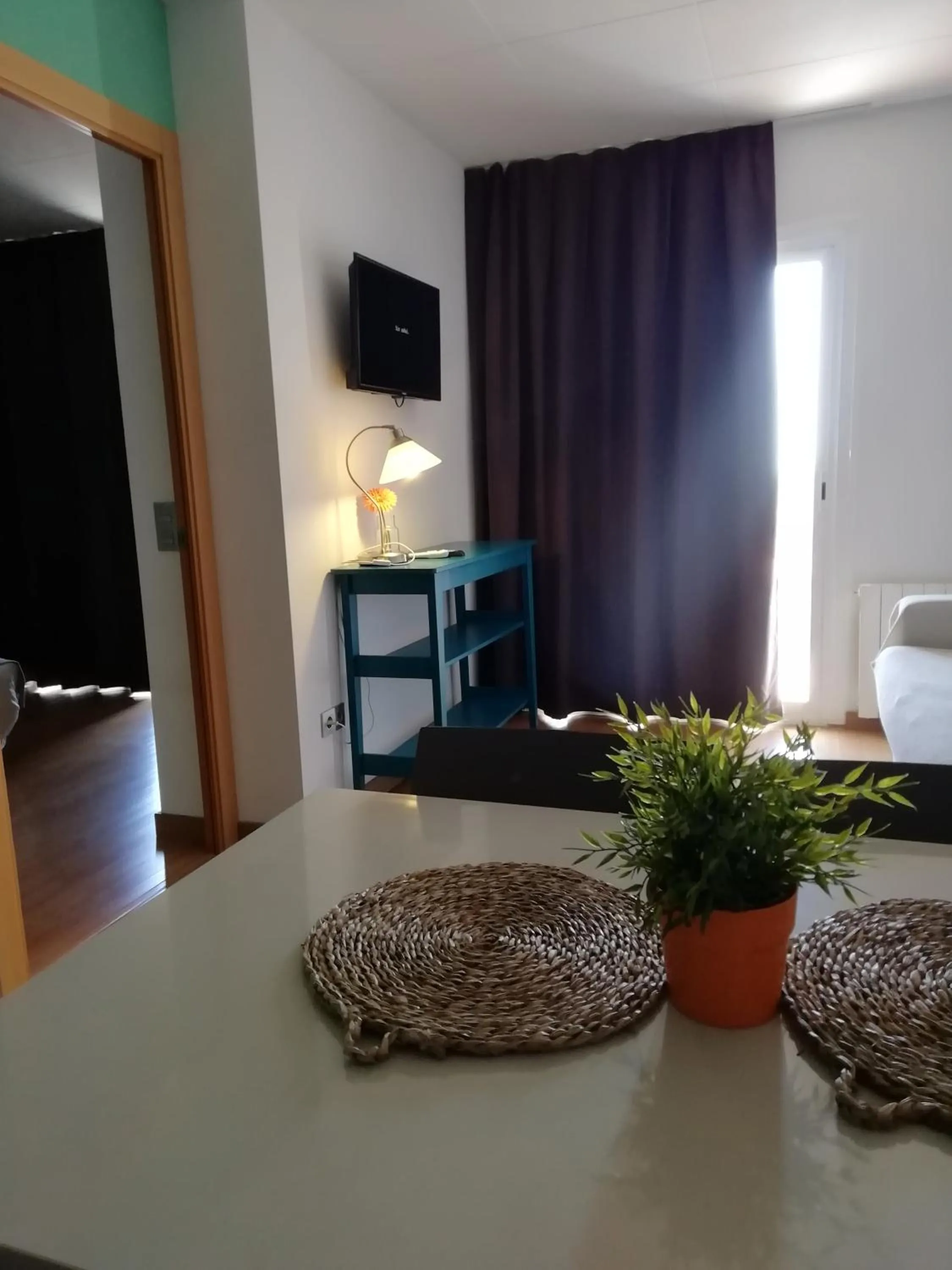 Communal lounge/ TV room in Hotel Mediterrani Express