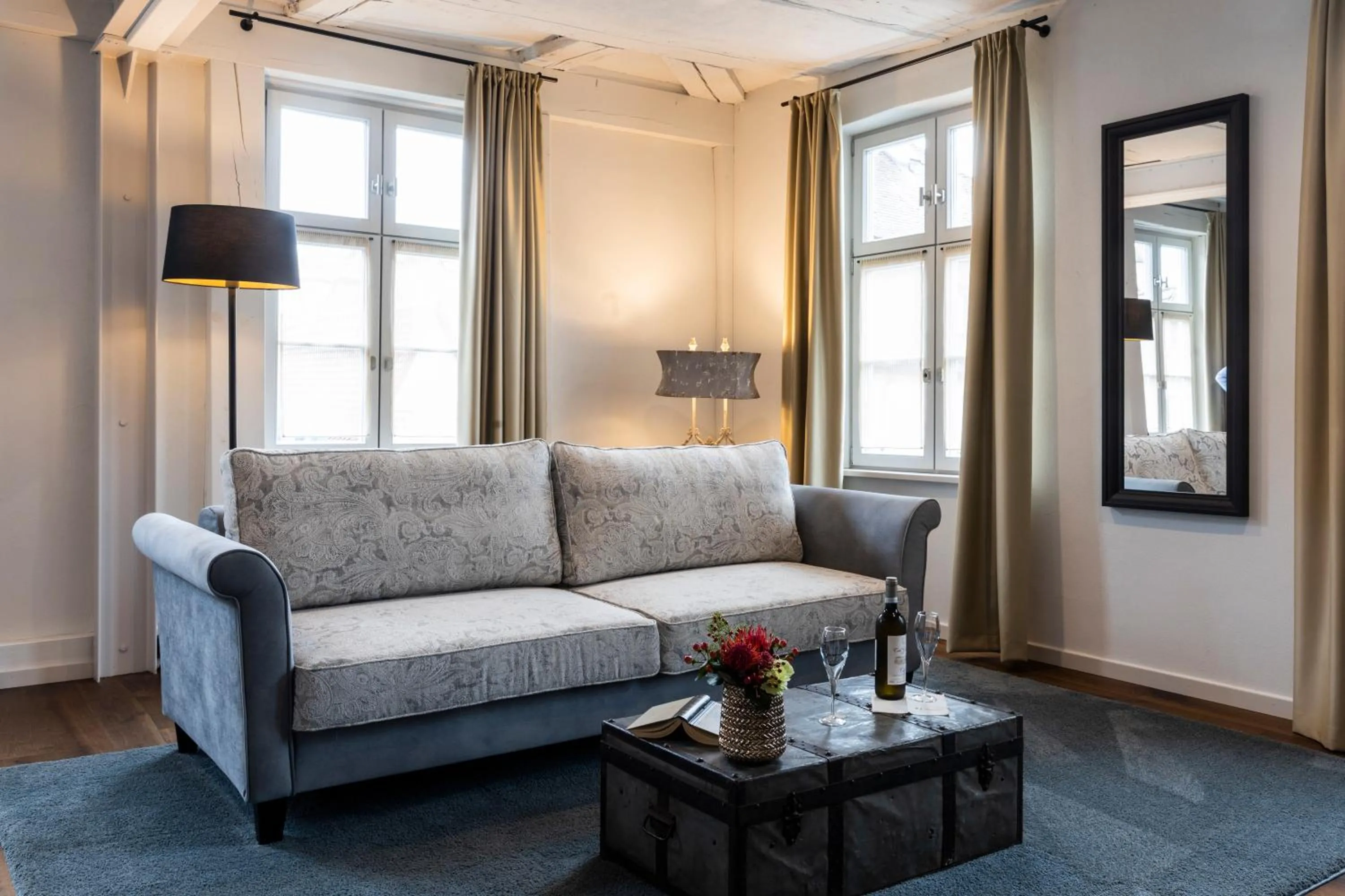 Living room in Das Goldschläger Boutique Hotel