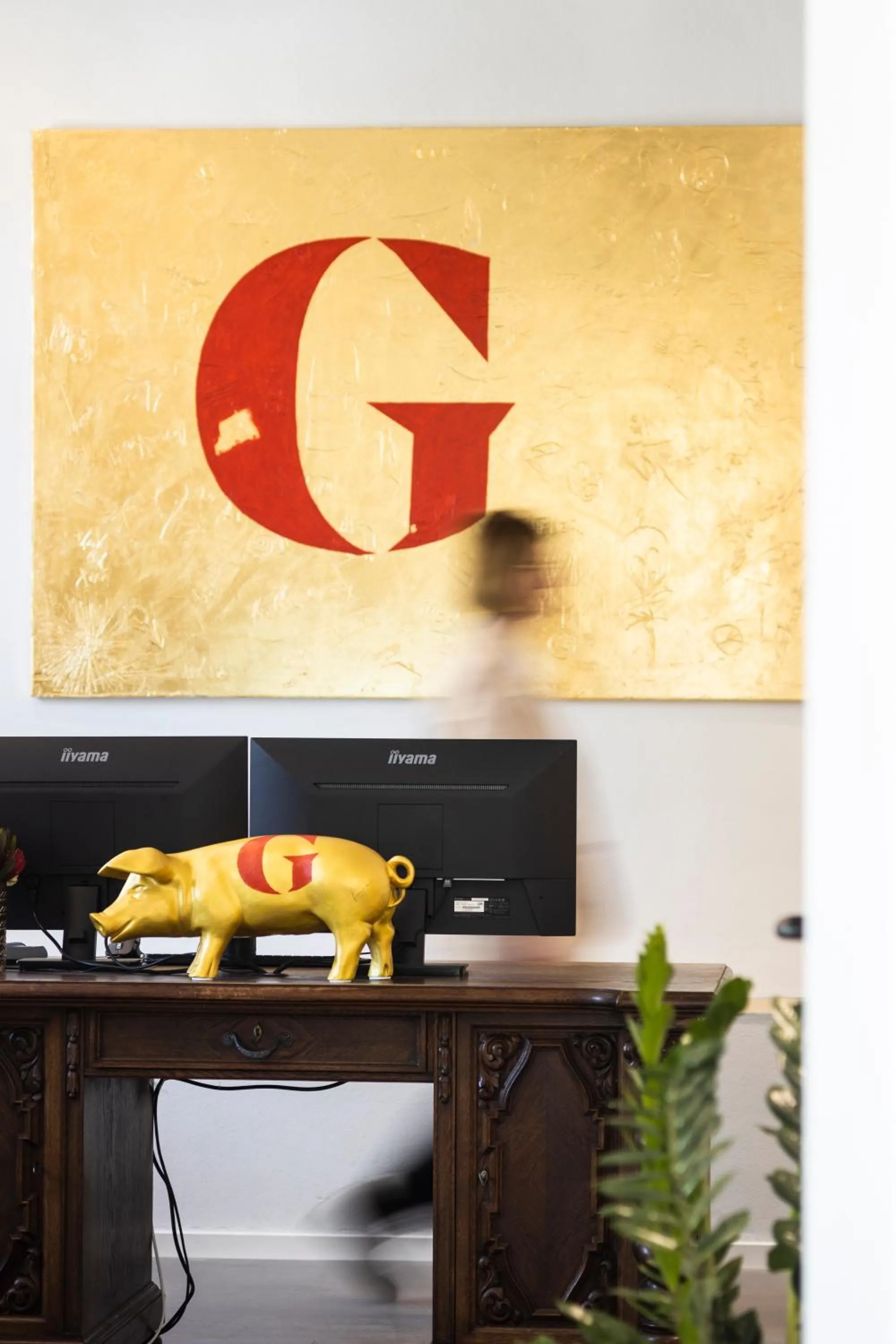 Lobby or reception in Das Goldschläger Boutique Hotel
