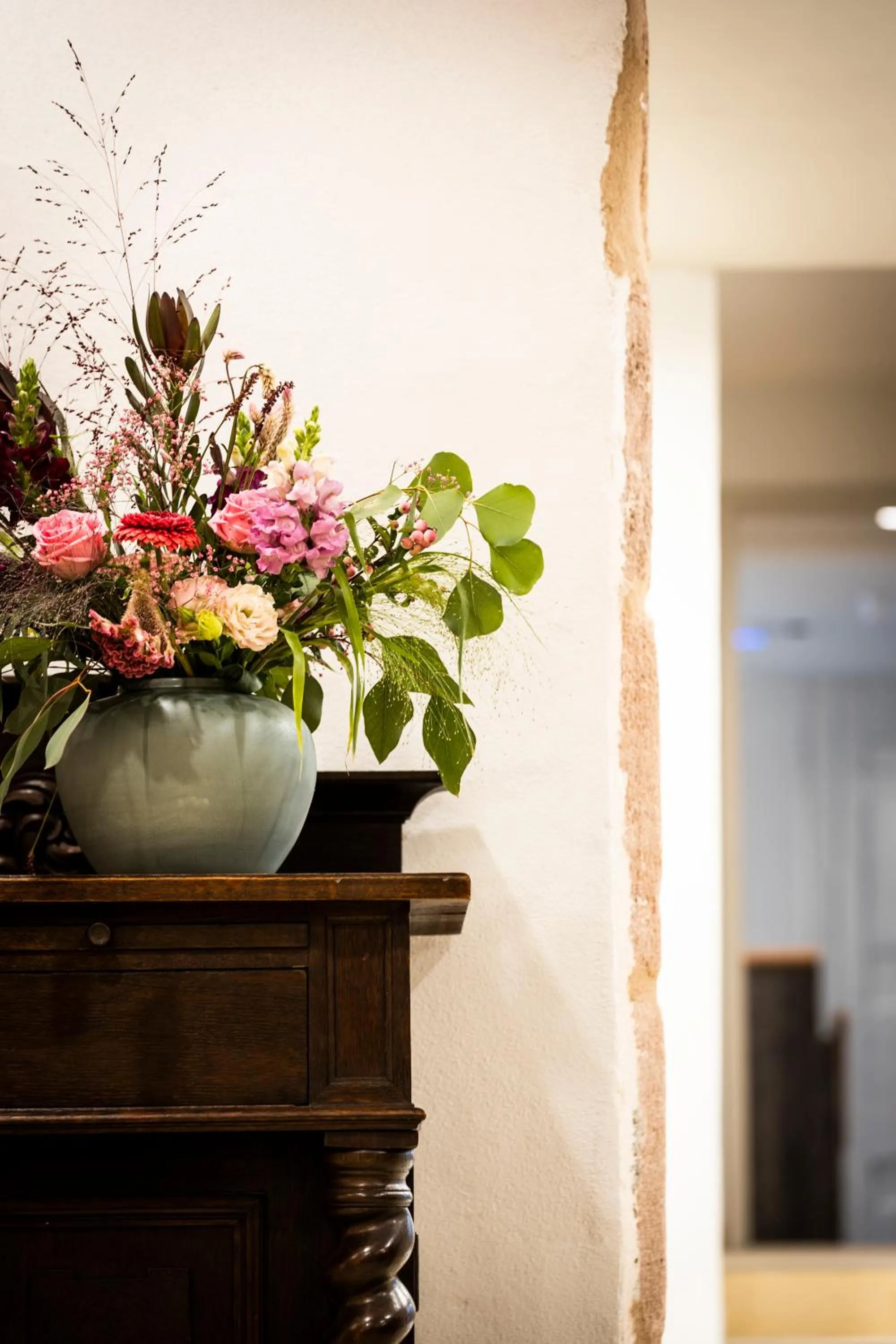 Decorative detail in Das Goldschläger Boutique Hotel