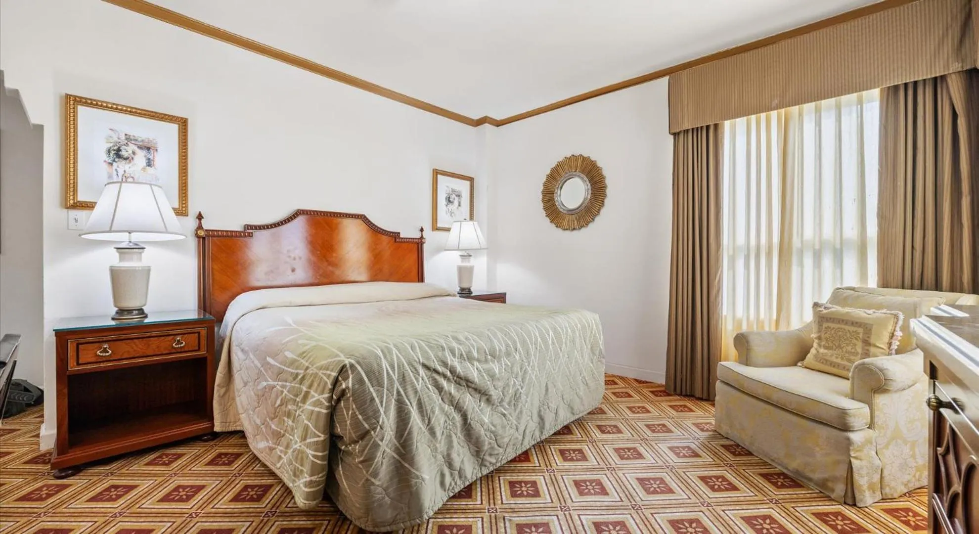 Bed in EMBASSY HOTEL