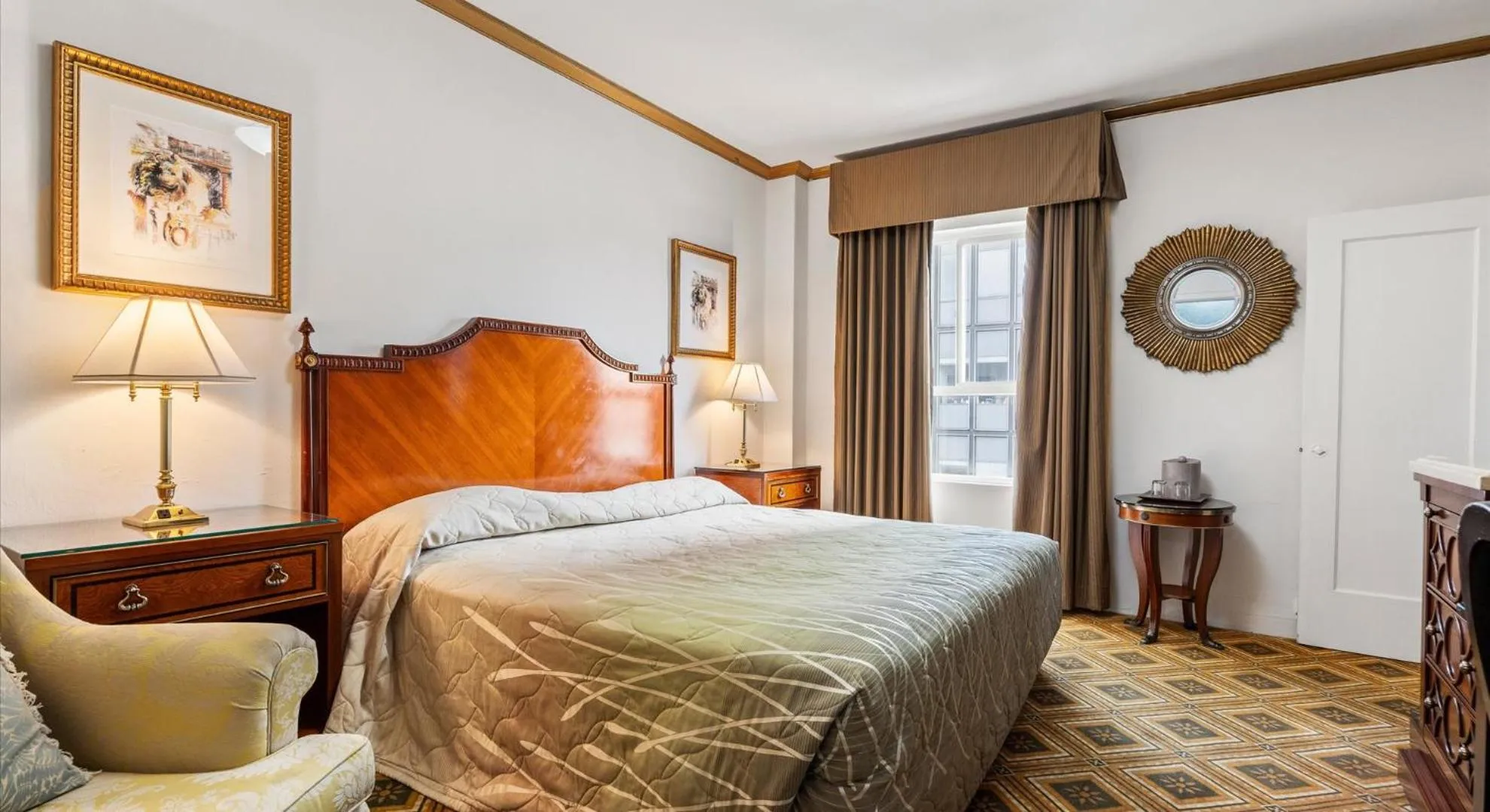 Bed in EMBASSY HOTEL