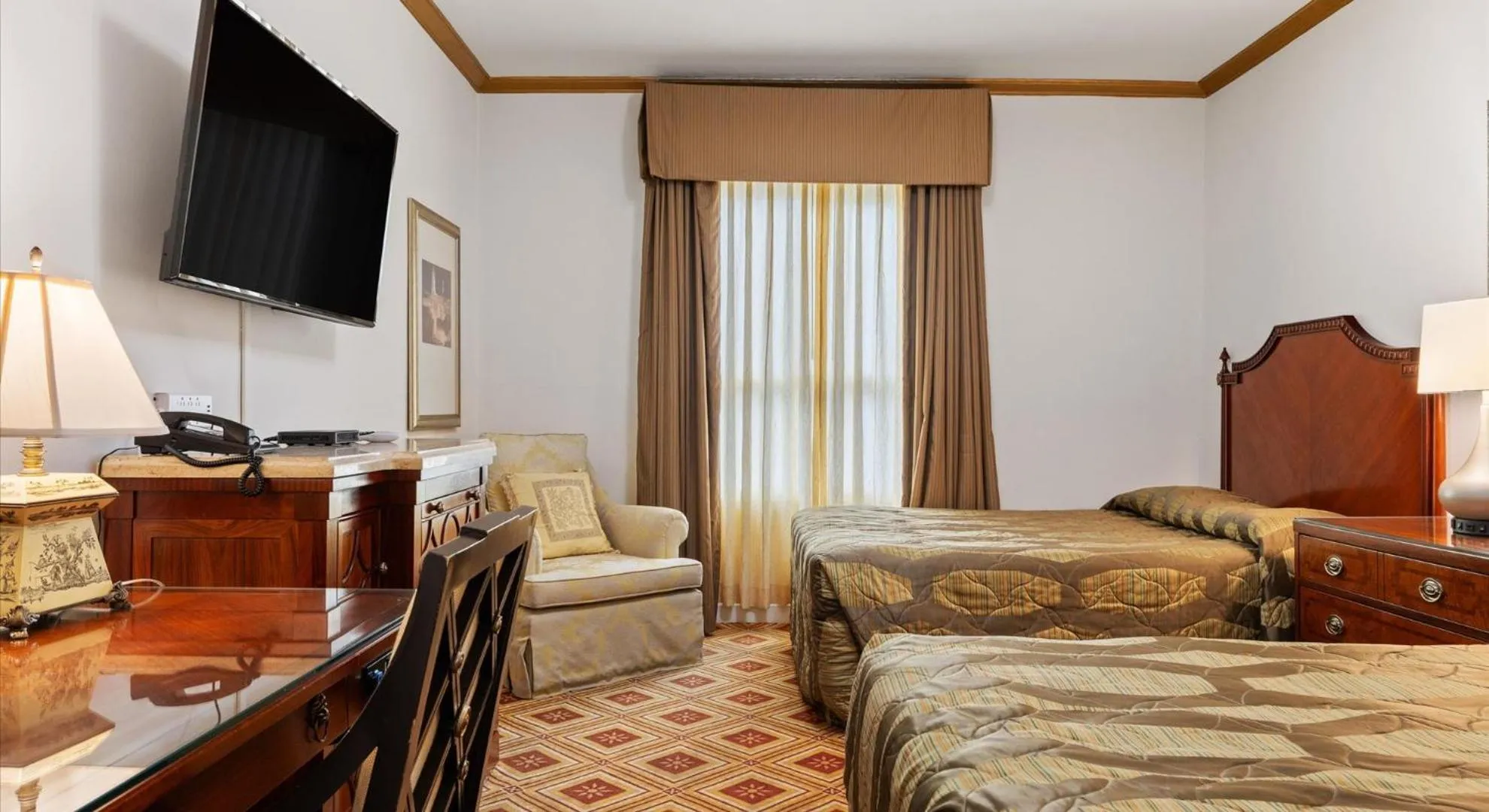 Bed in EMBASSY HOTEL