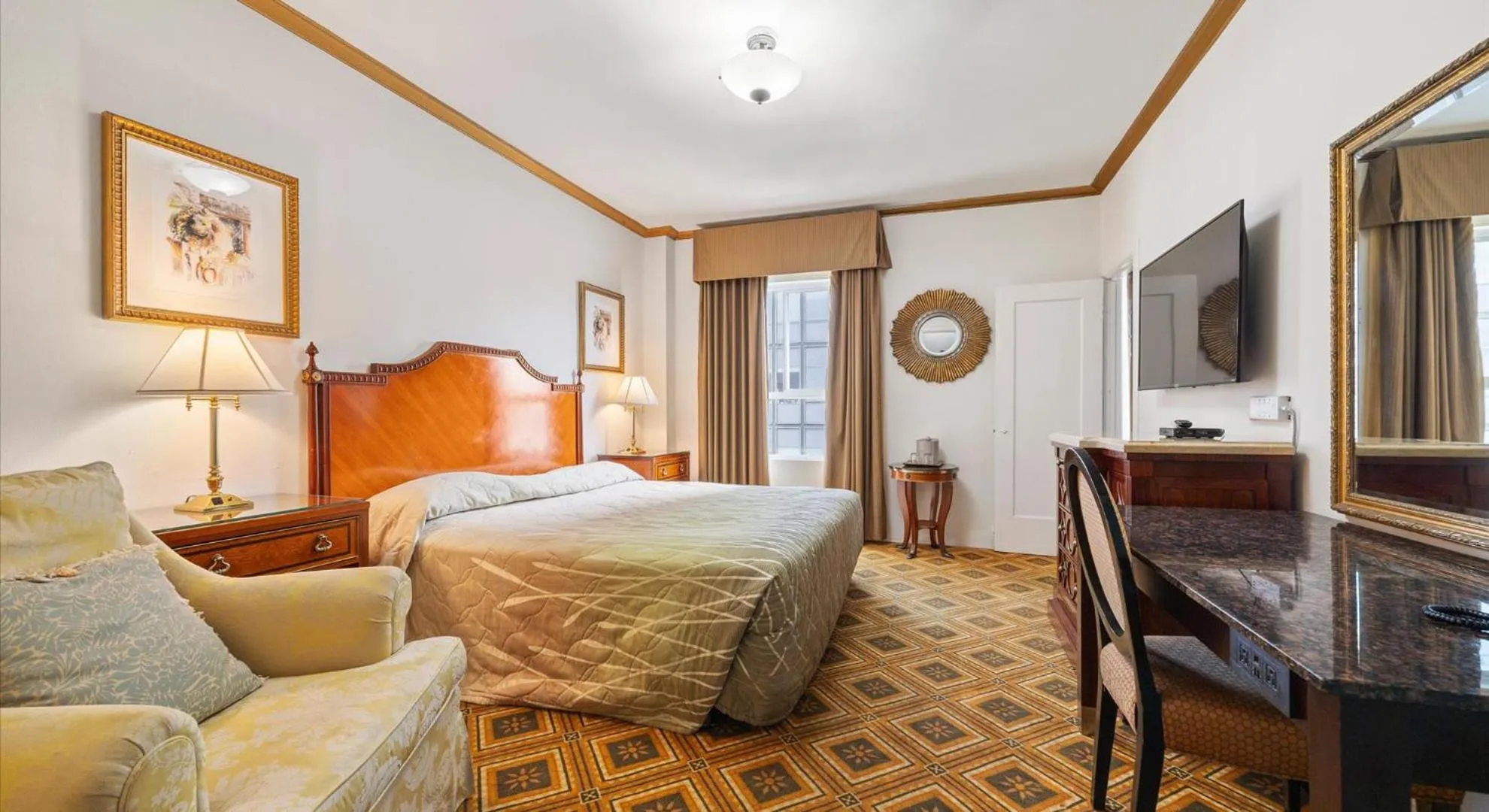 Bed in EMBASSY HOTEL