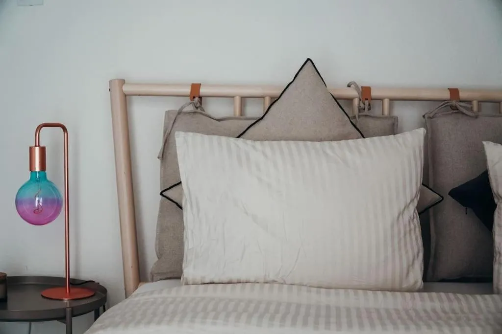 Bed in Charming Apartment in Keramikos