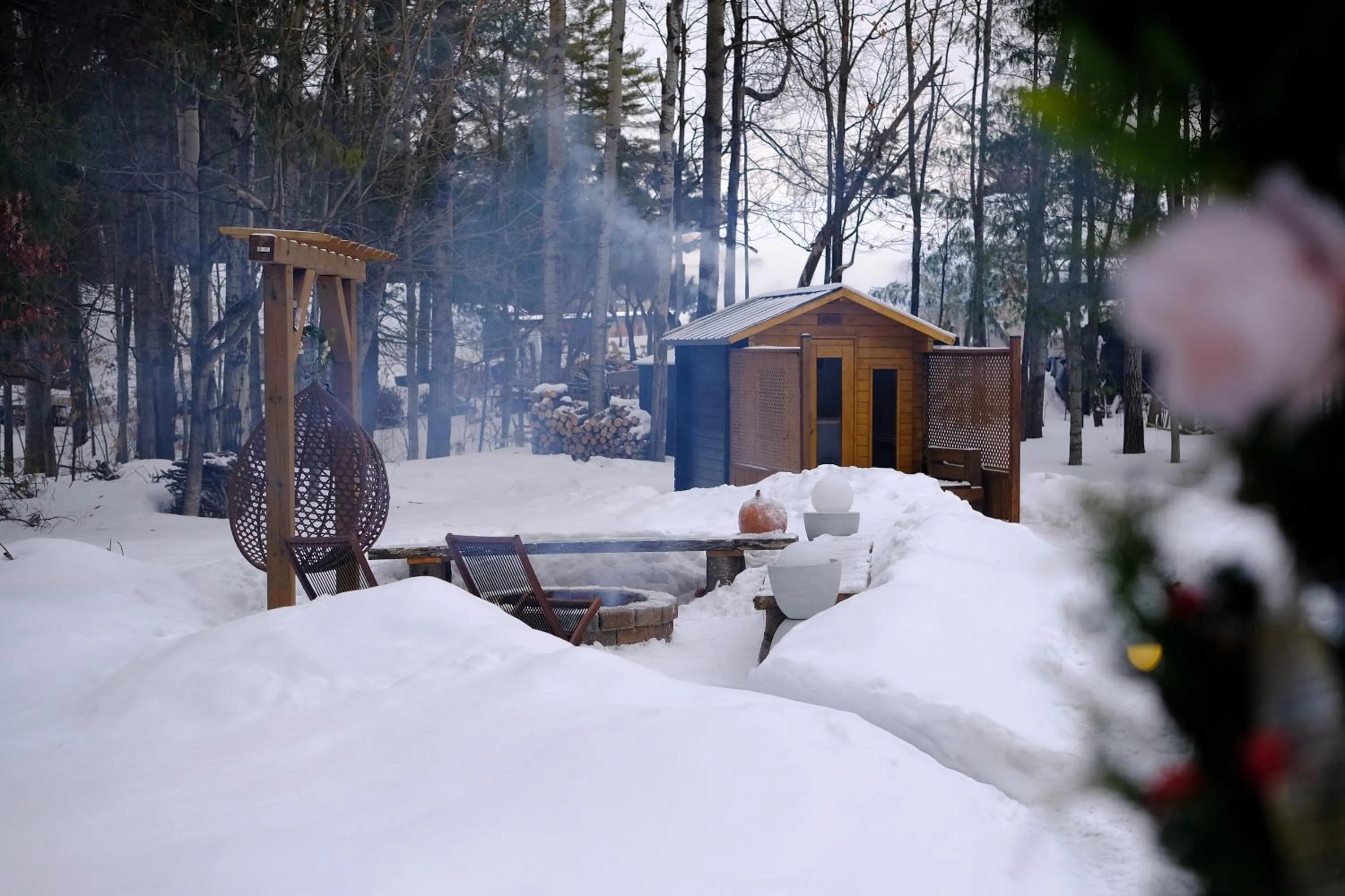 Patio in Stay Inn Muskoka