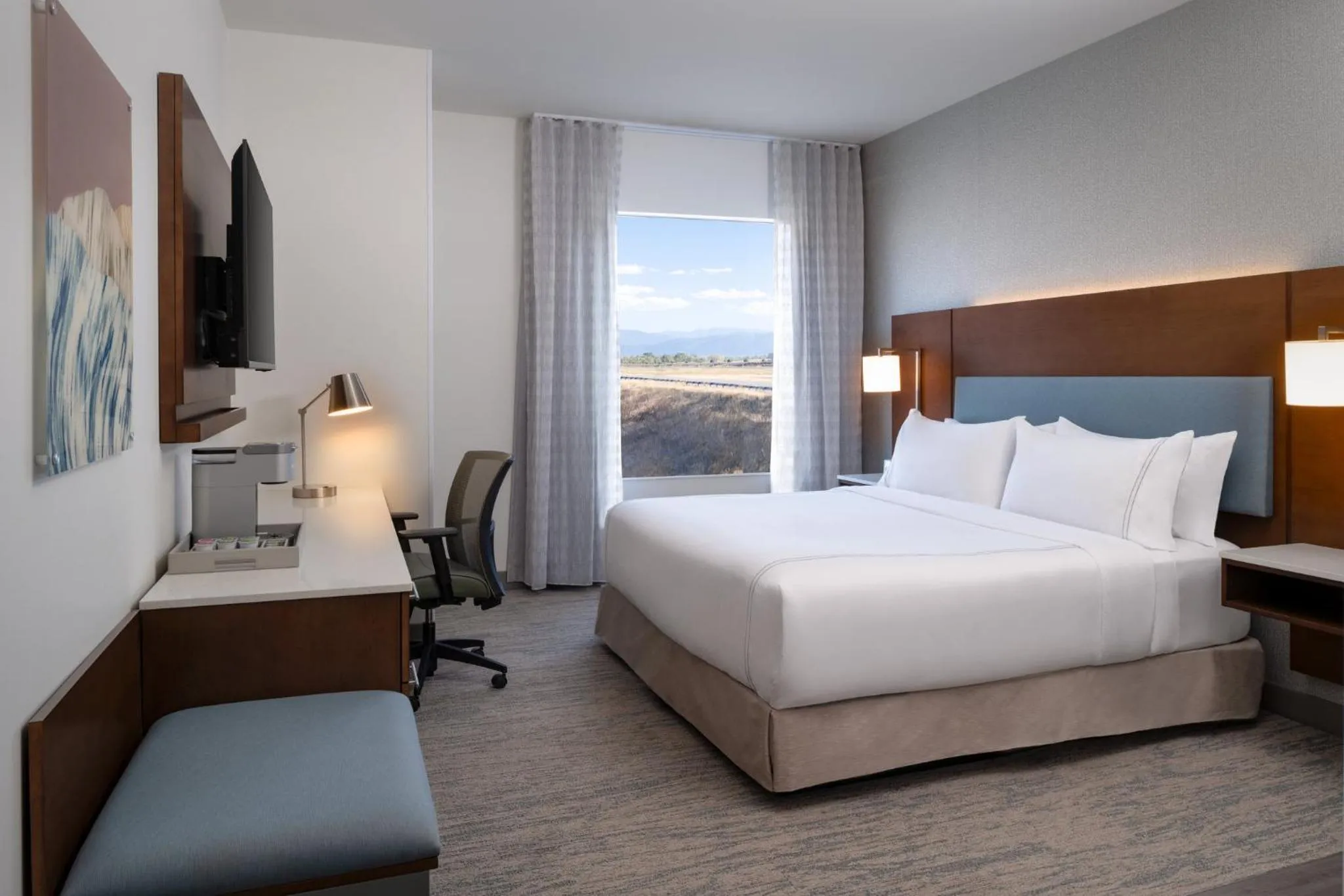 Photo of the whole room, Bed in EVEN Hotel Bozeman Yellowstone Intl Arpt by IHG