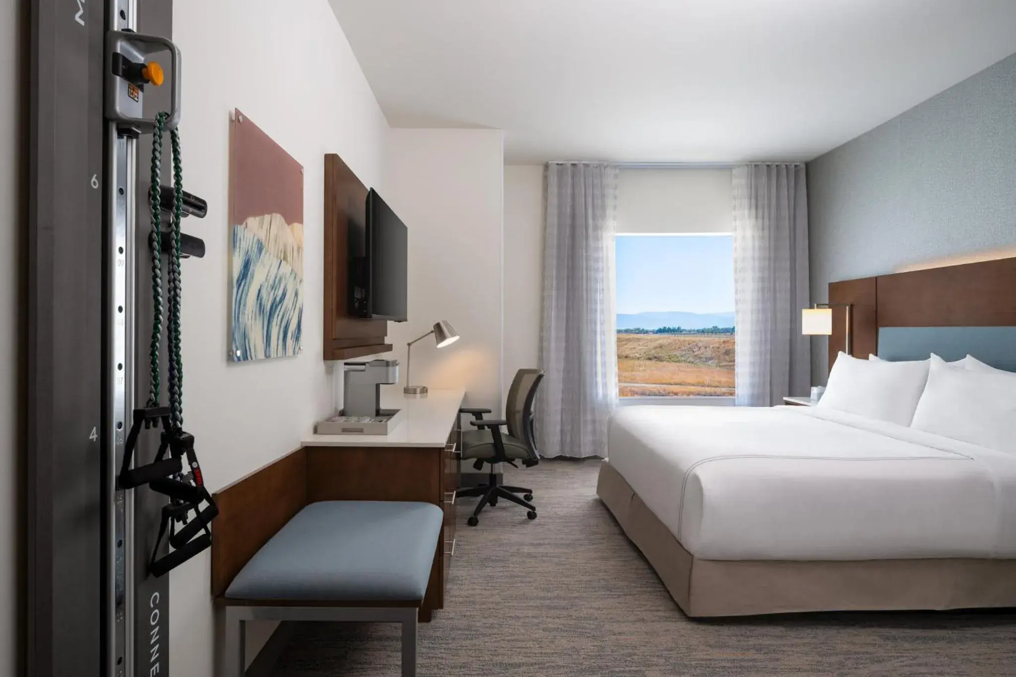 Photo of the whole room, Bed in EVEN Hotel Bozeman Yellowstone Intl Arpt by IHG Photo of the whole room, Bed in EVEN Hotel Bozeman Yellowstone Intl Arpt by IHG