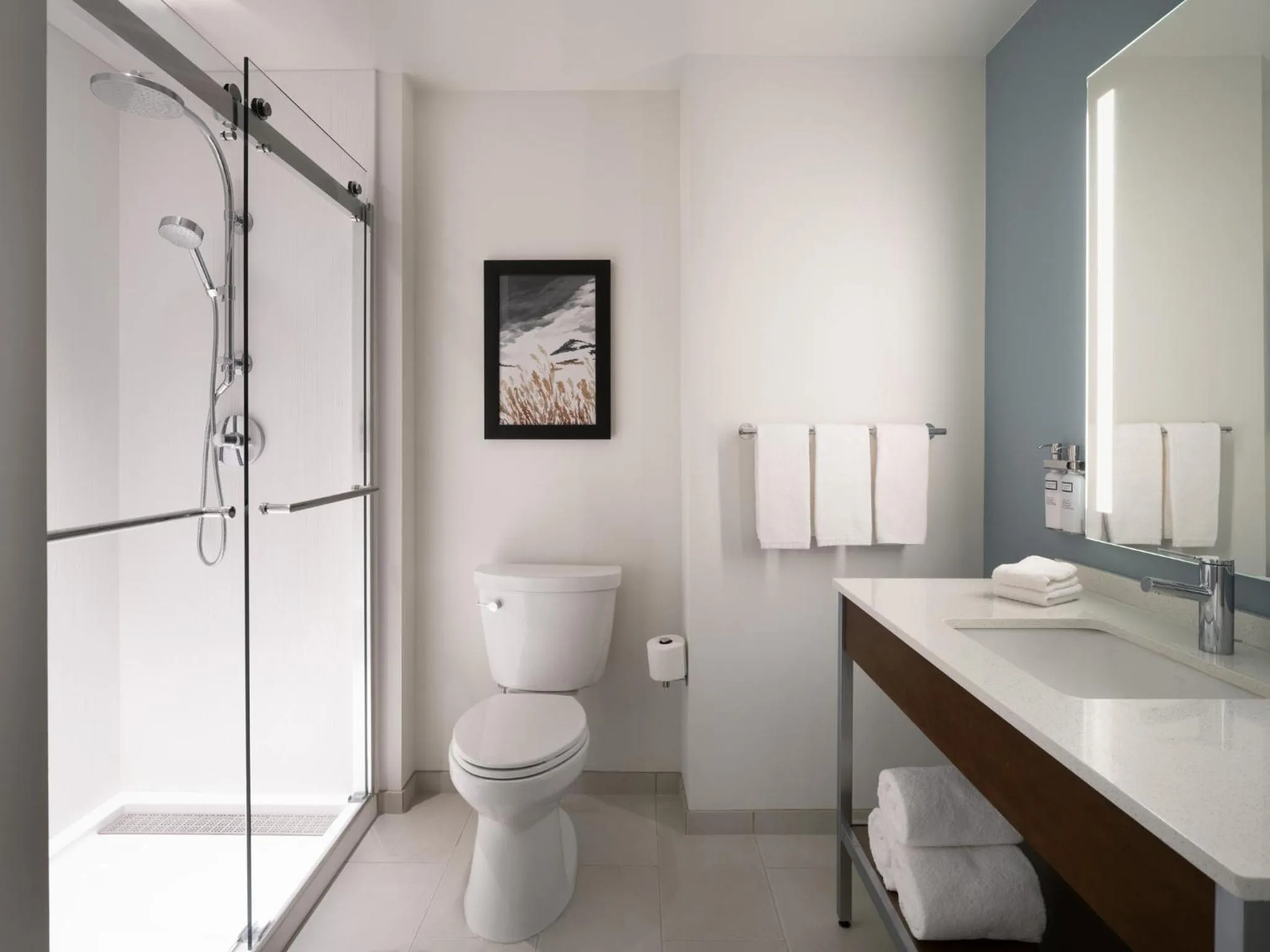 Bathroom in EVEN Hotel Bozeman Yellowstone Intl Arpt by IHG