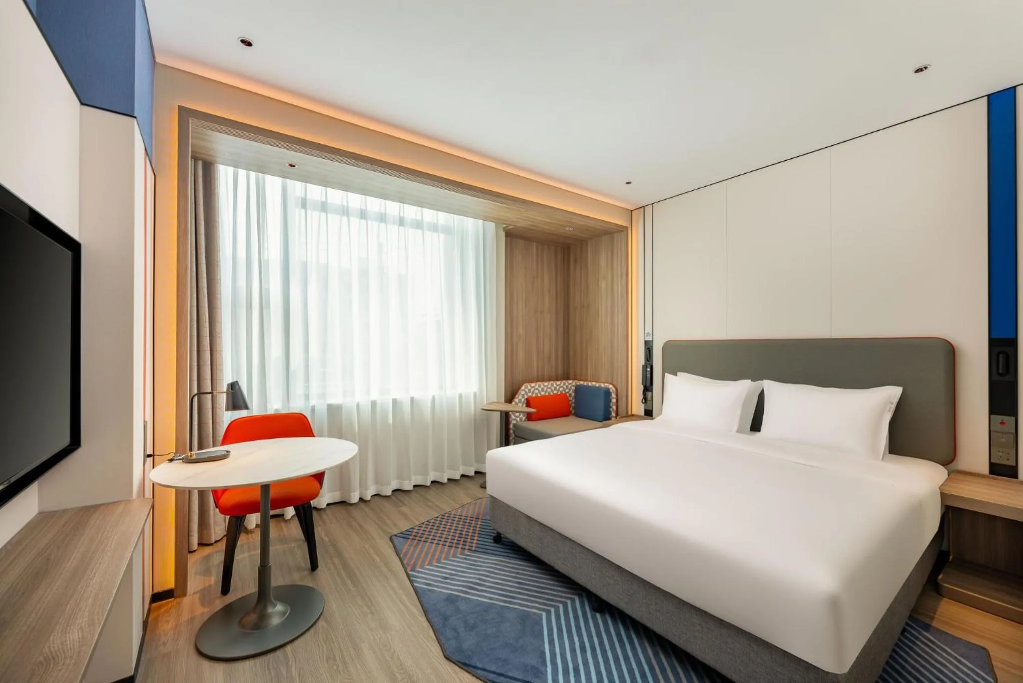Photo of the whole room, Bed in Holiday Inn Express Langfang Yanjiao by IHG