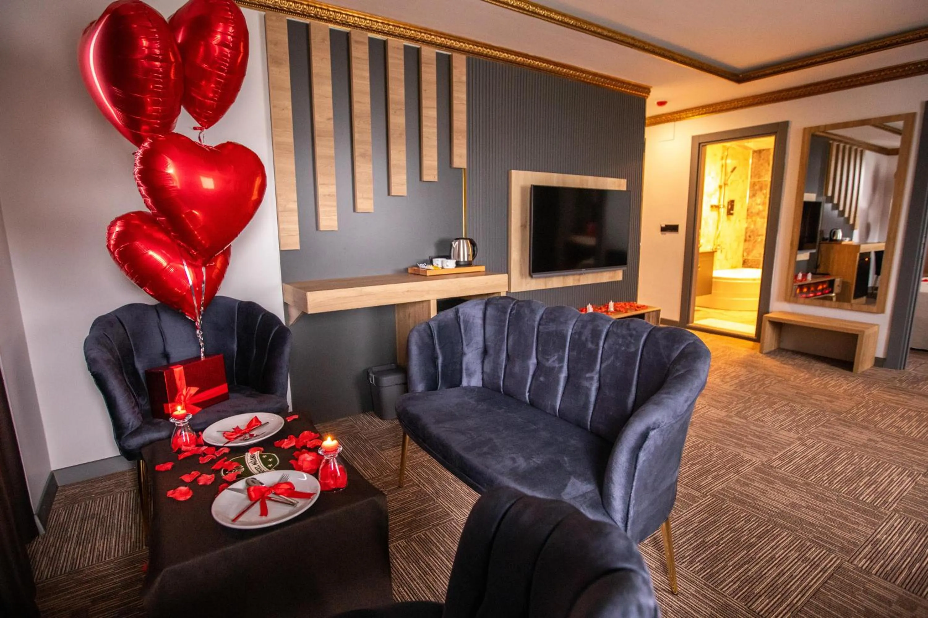 Seating area in Hotel Milano