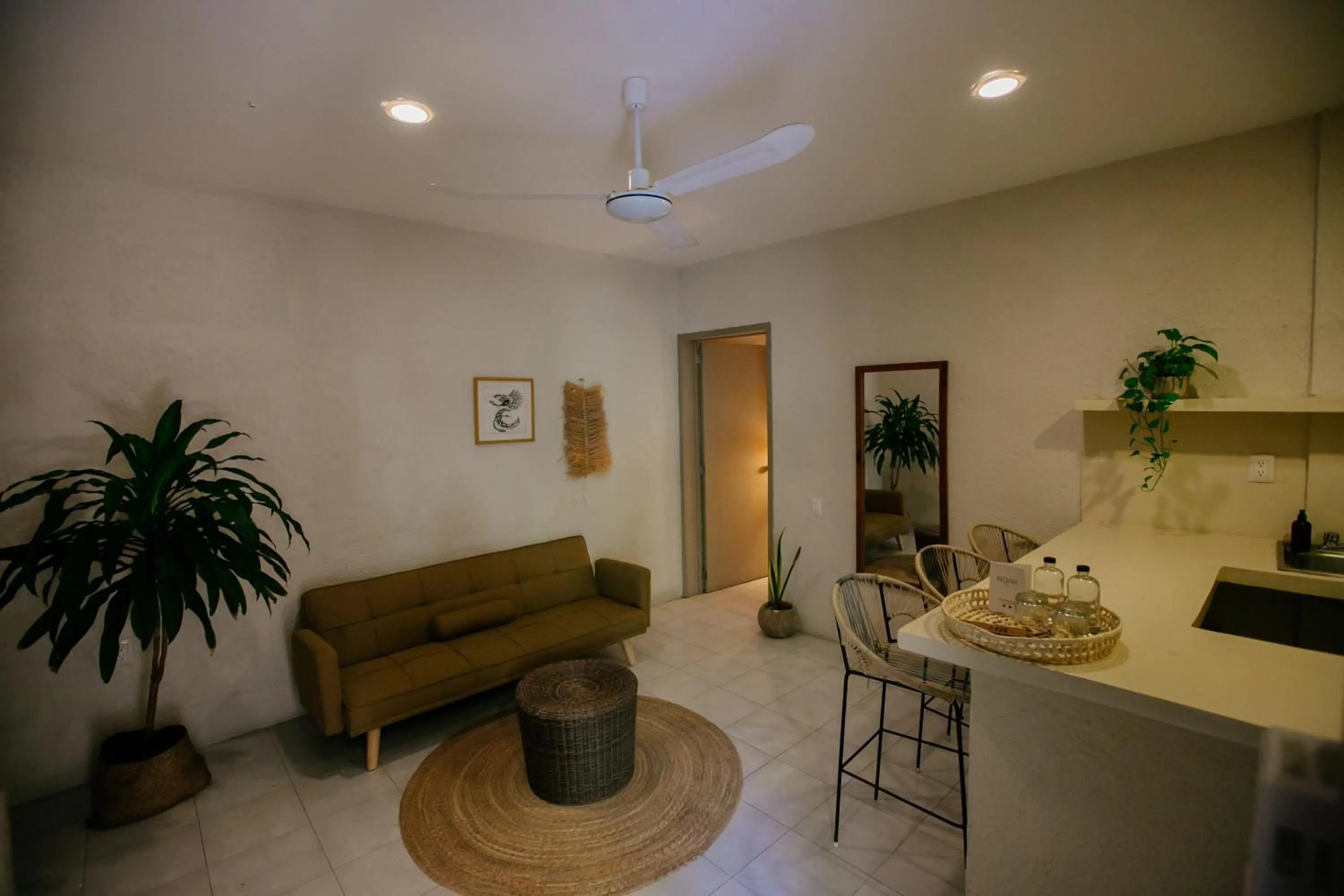 Kitchen or kitchenette in Hotel Noah Tulum