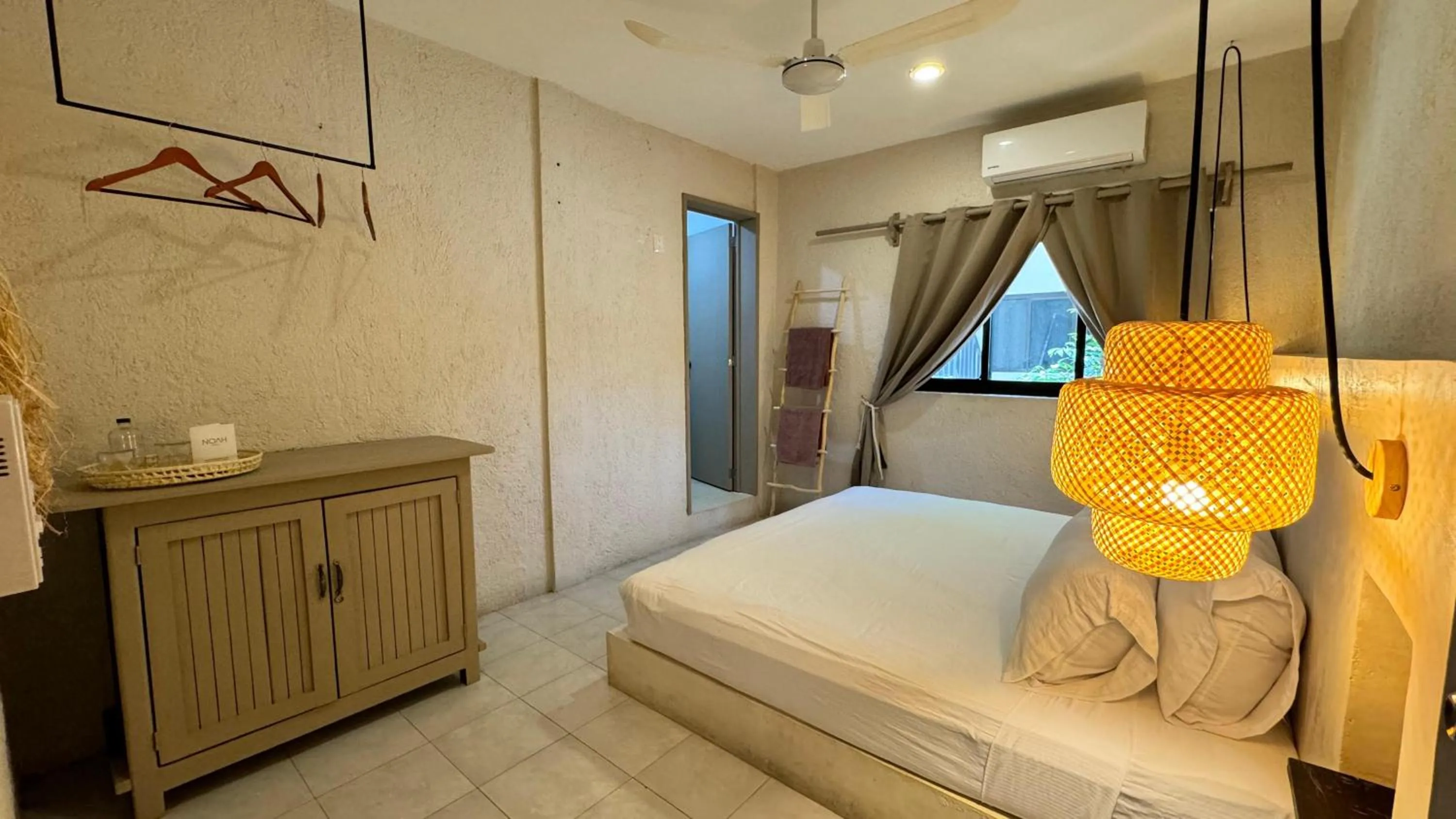 Bedroom, Bed in Hotel Noah Tulum