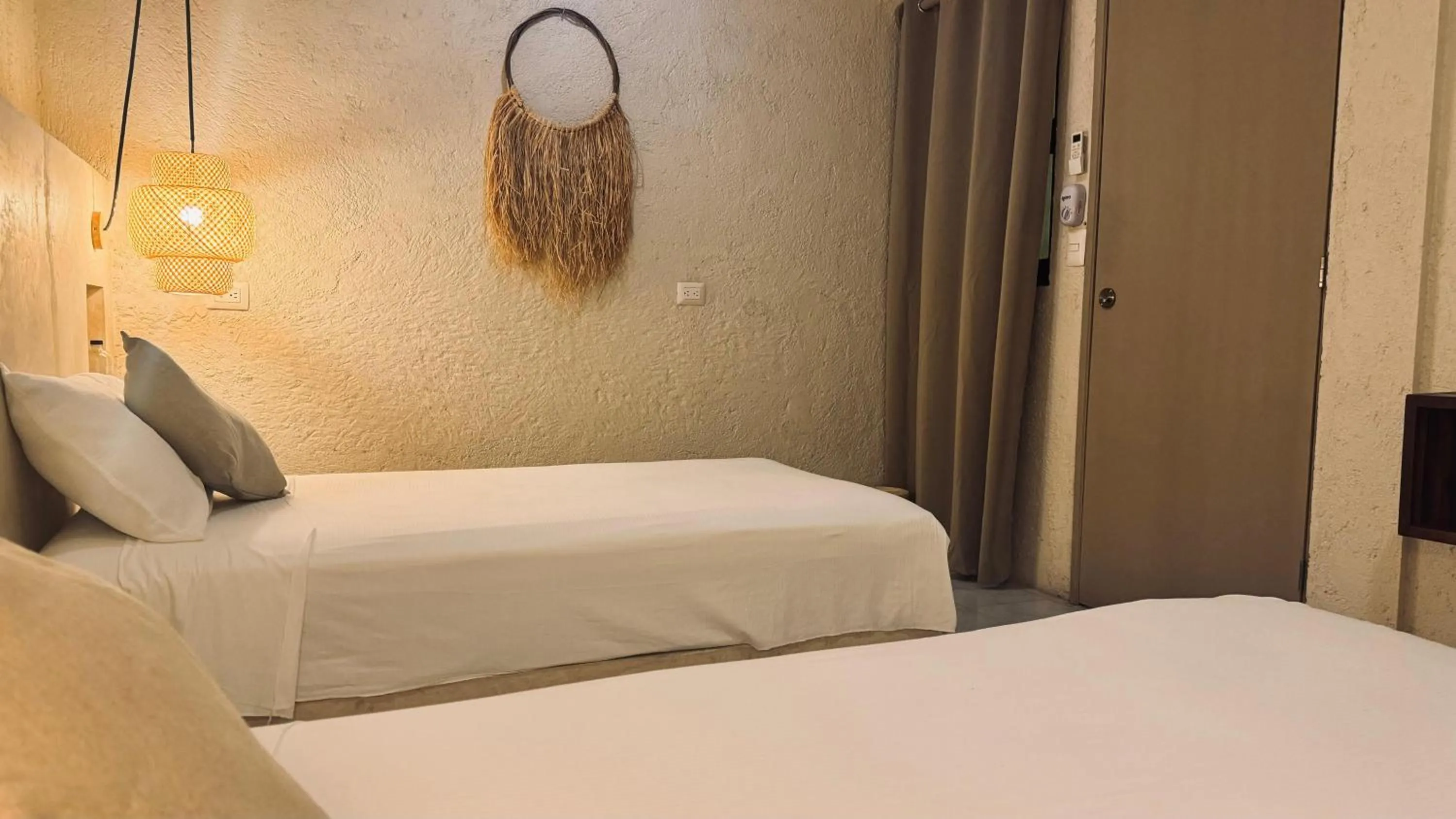 Bedroom, Bed in Hotel Noah Tulum