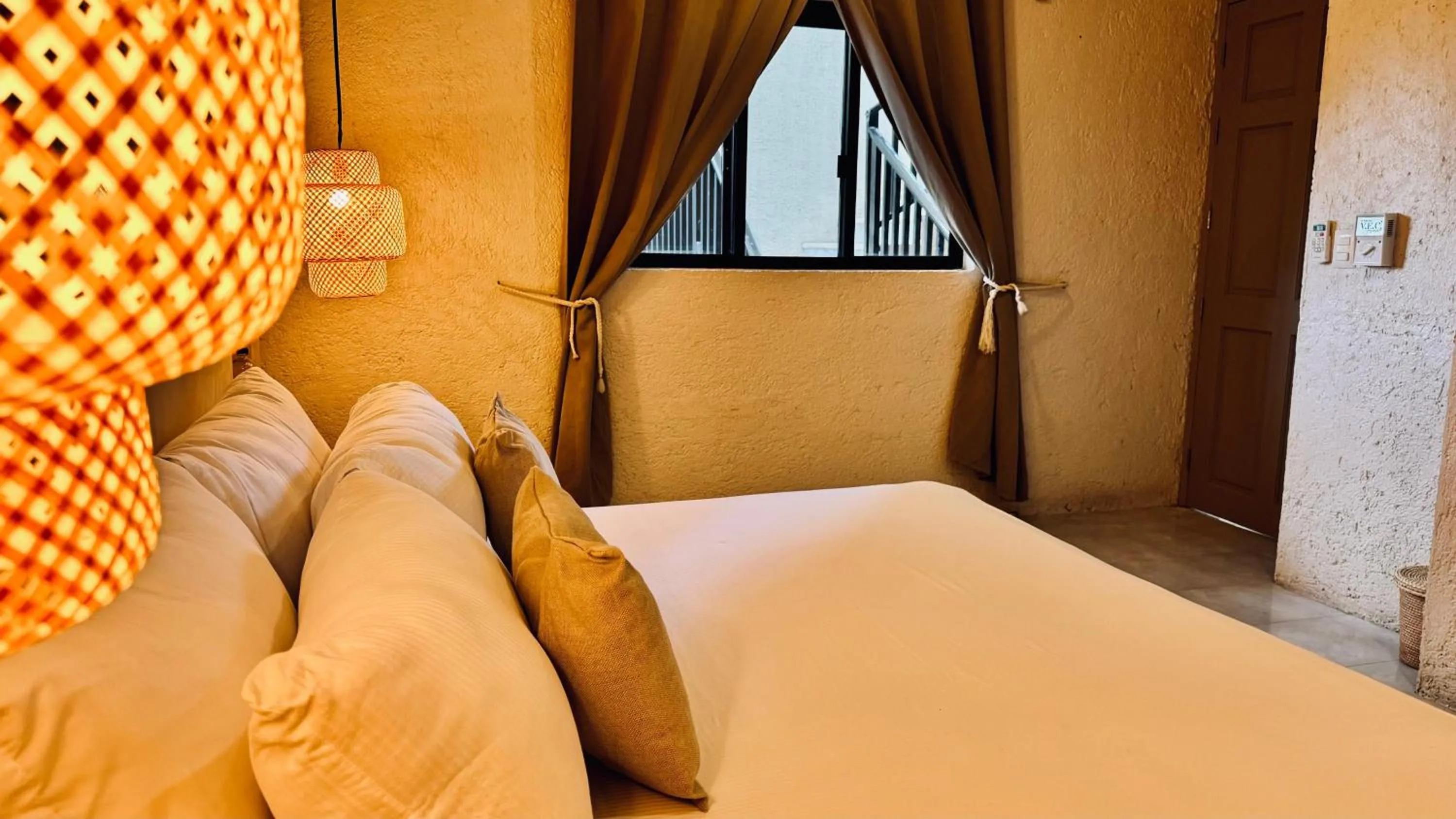 Bedroom, Bed in Hotel Noah Tulum