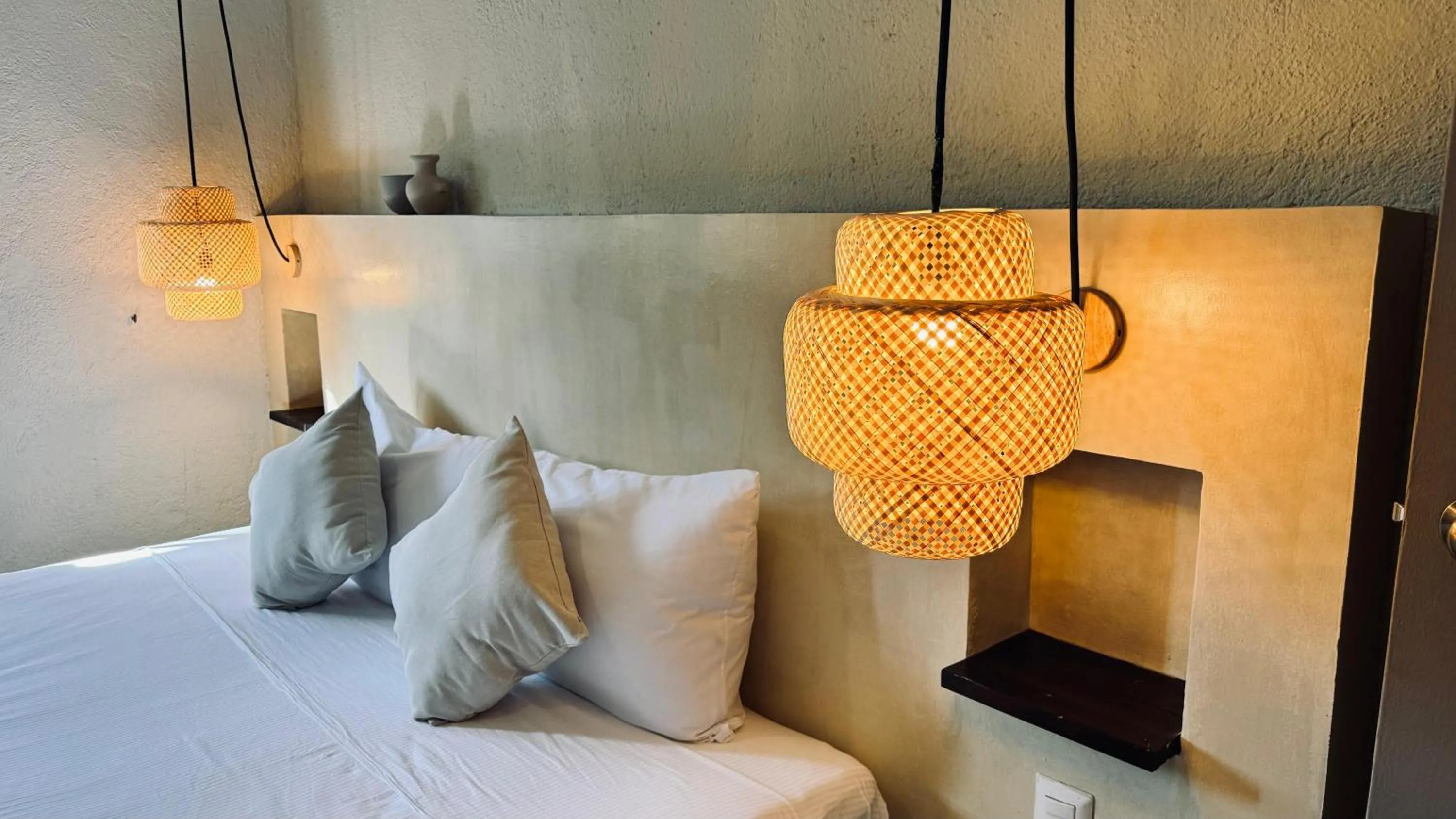 Bedroom, Bed in Hotel Noah Tulum