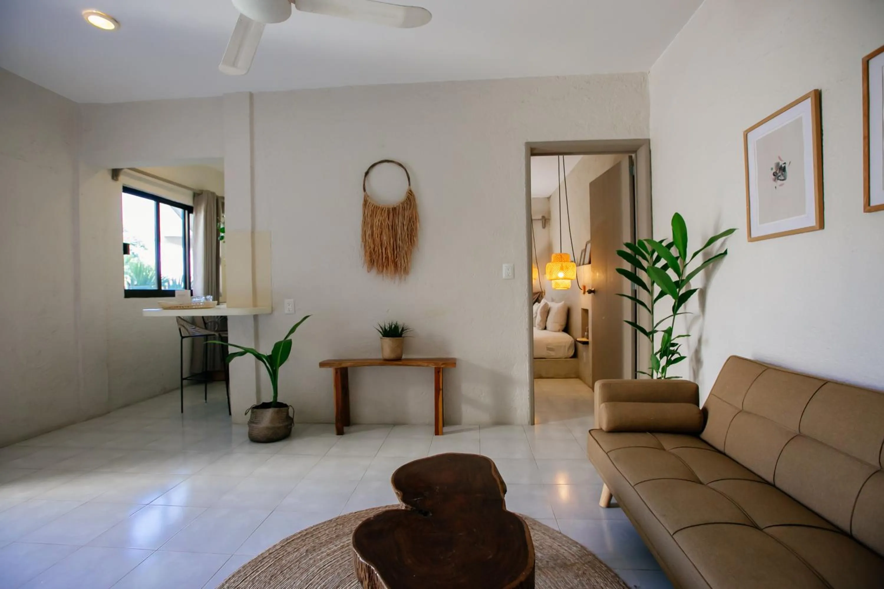 Living room in Hotel Noah Tulum