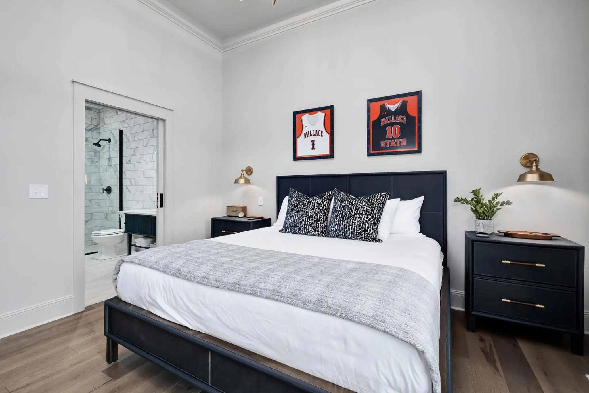 Bed in The Flying Fifty Hotel, a Luxury Boutique Hotel